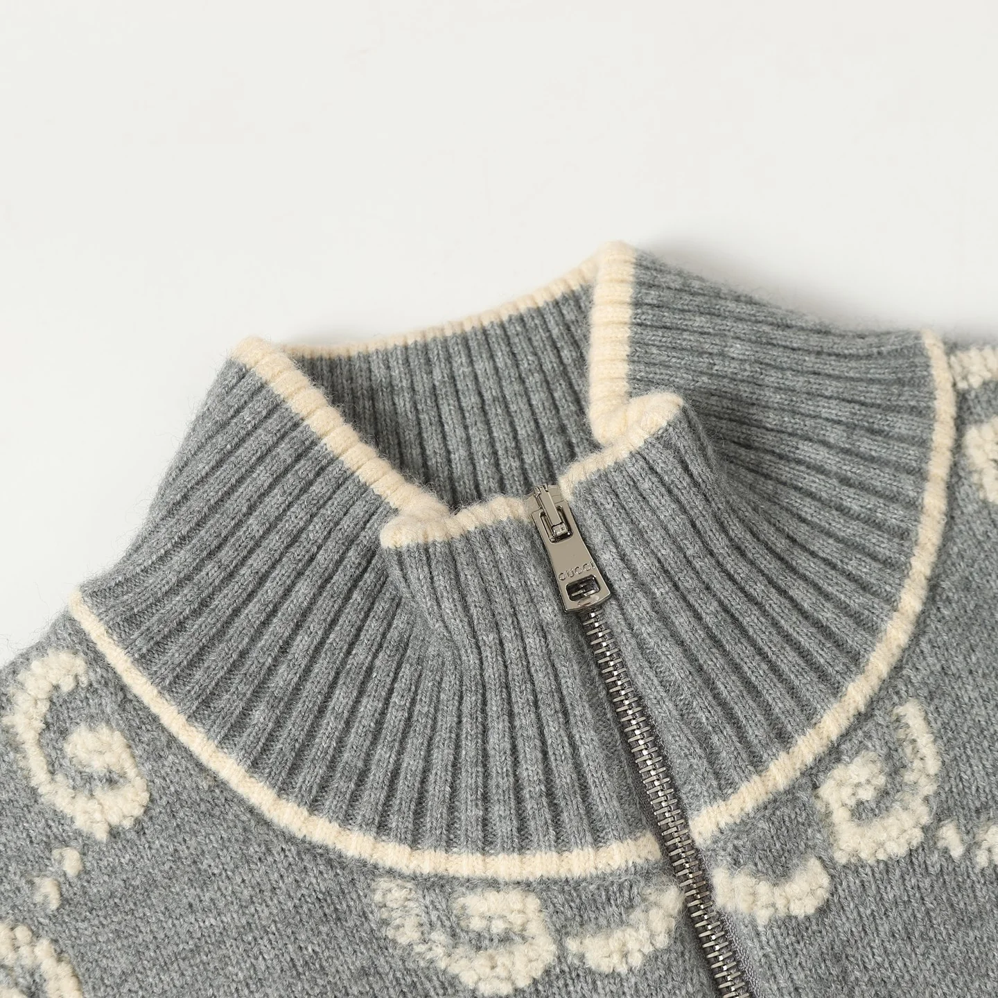jacquard knit cardigan sweater