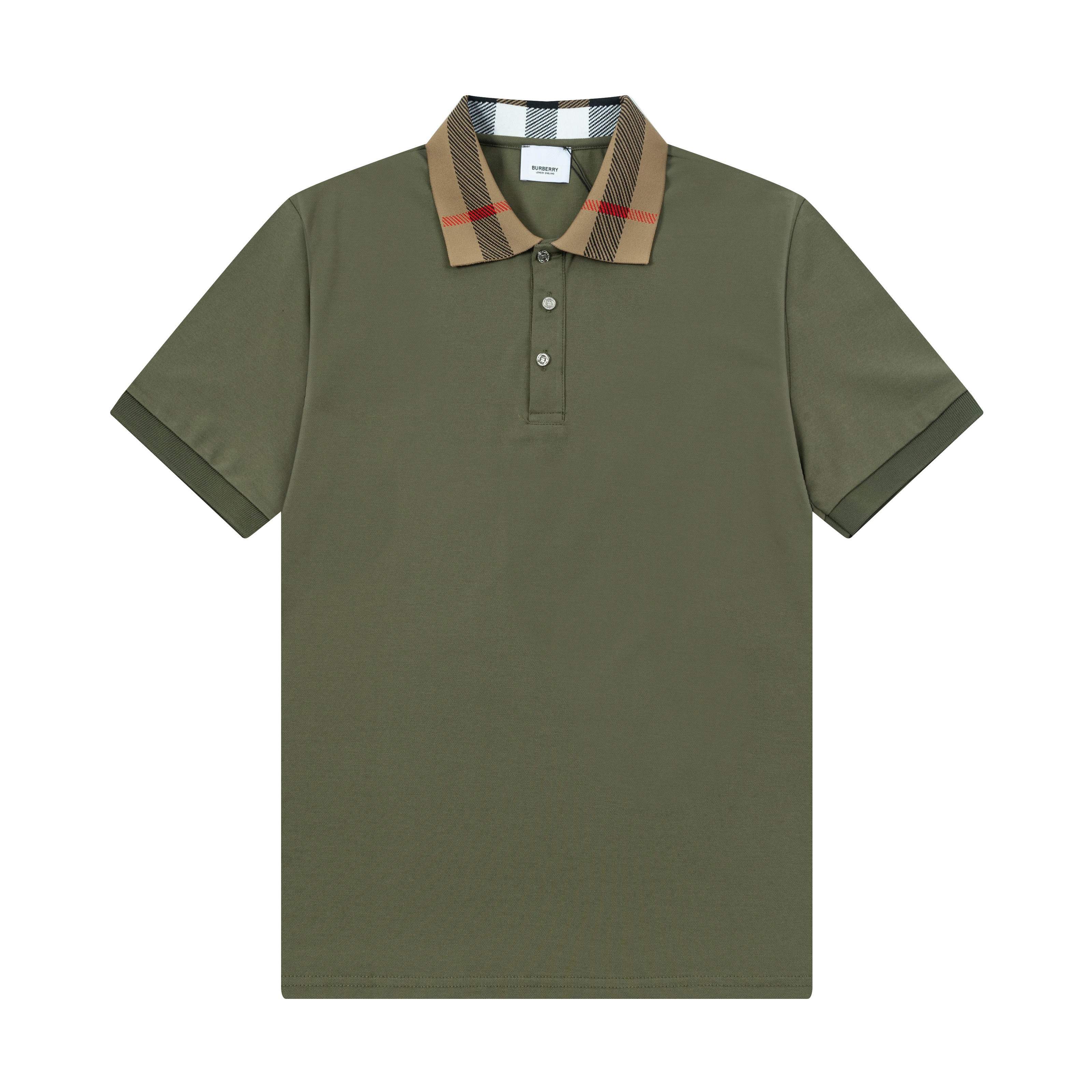 Lapel Cotton Polo Shirt