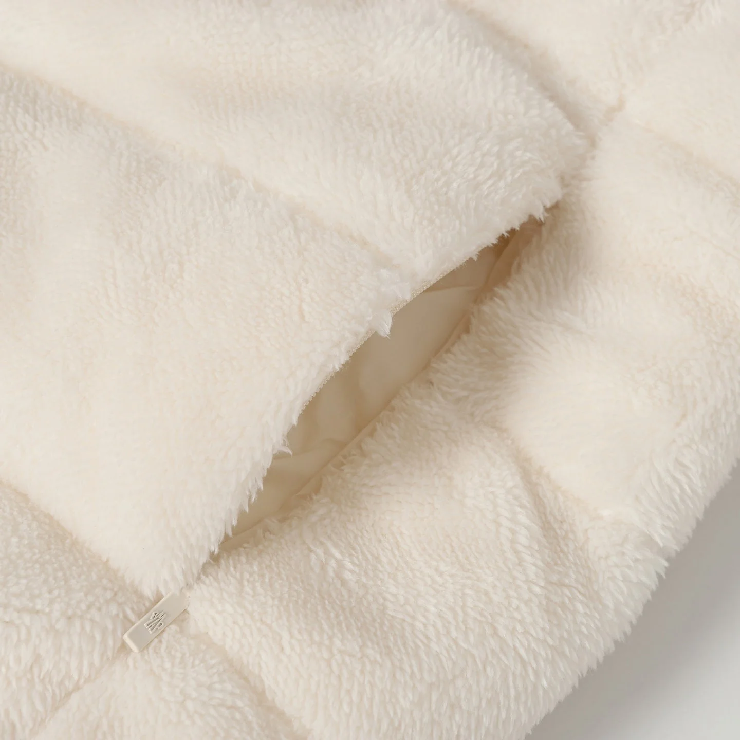 Teddy Velvet Panel Knitted Cardigan