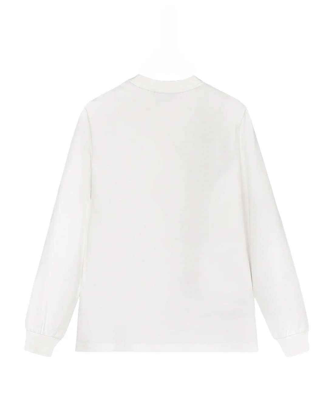 knitted embroidered sweatshirt