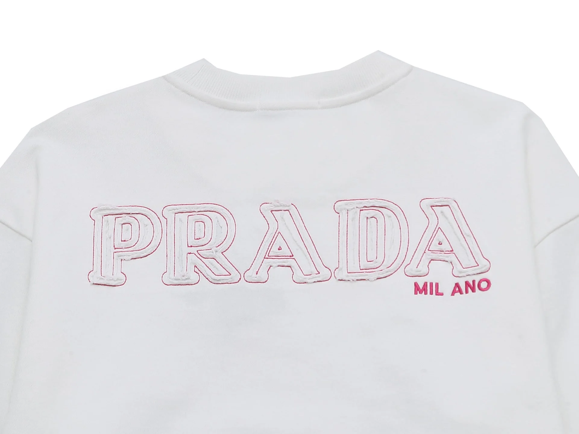 embroidery cotton sweatshirt