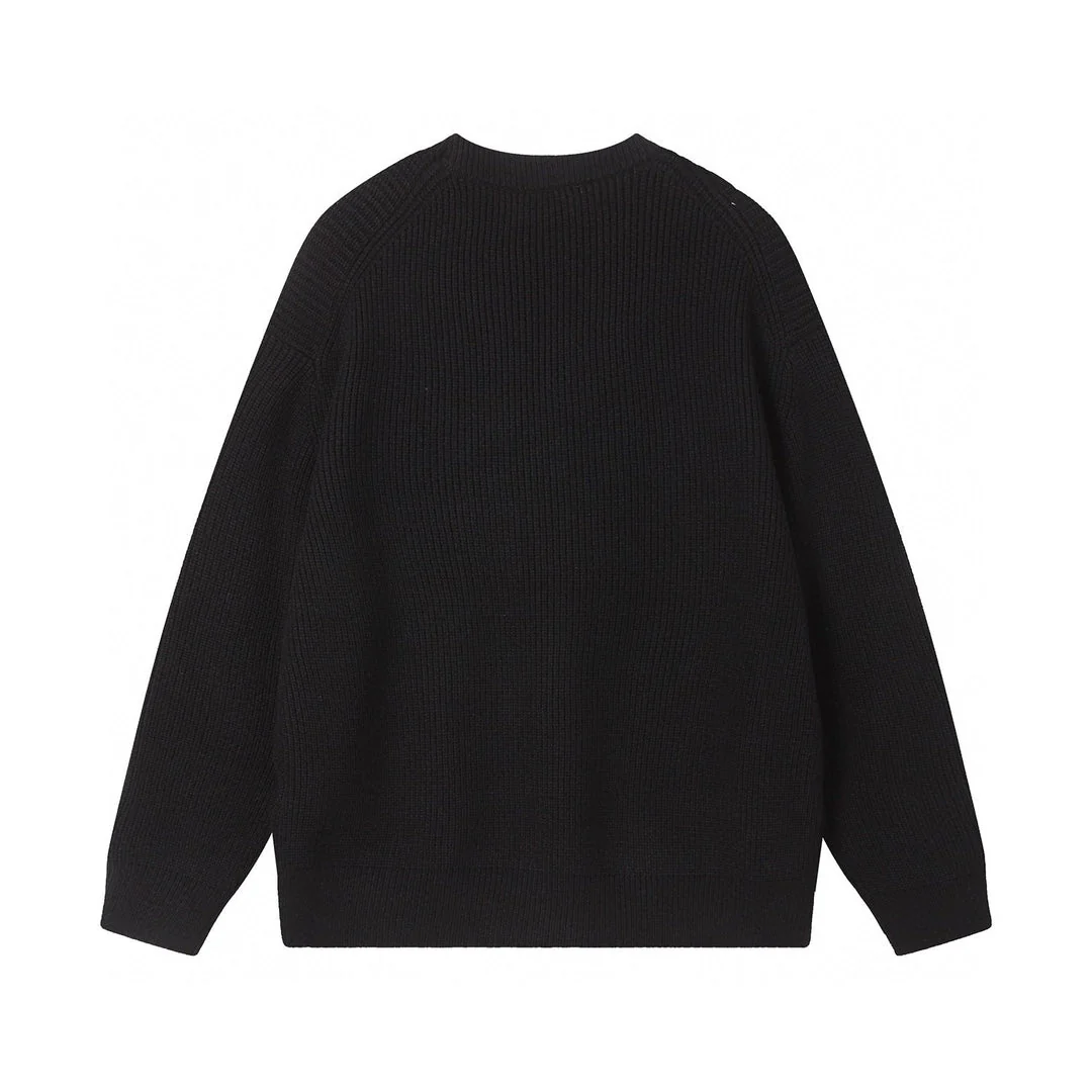 Patch cashmere sweatshirt