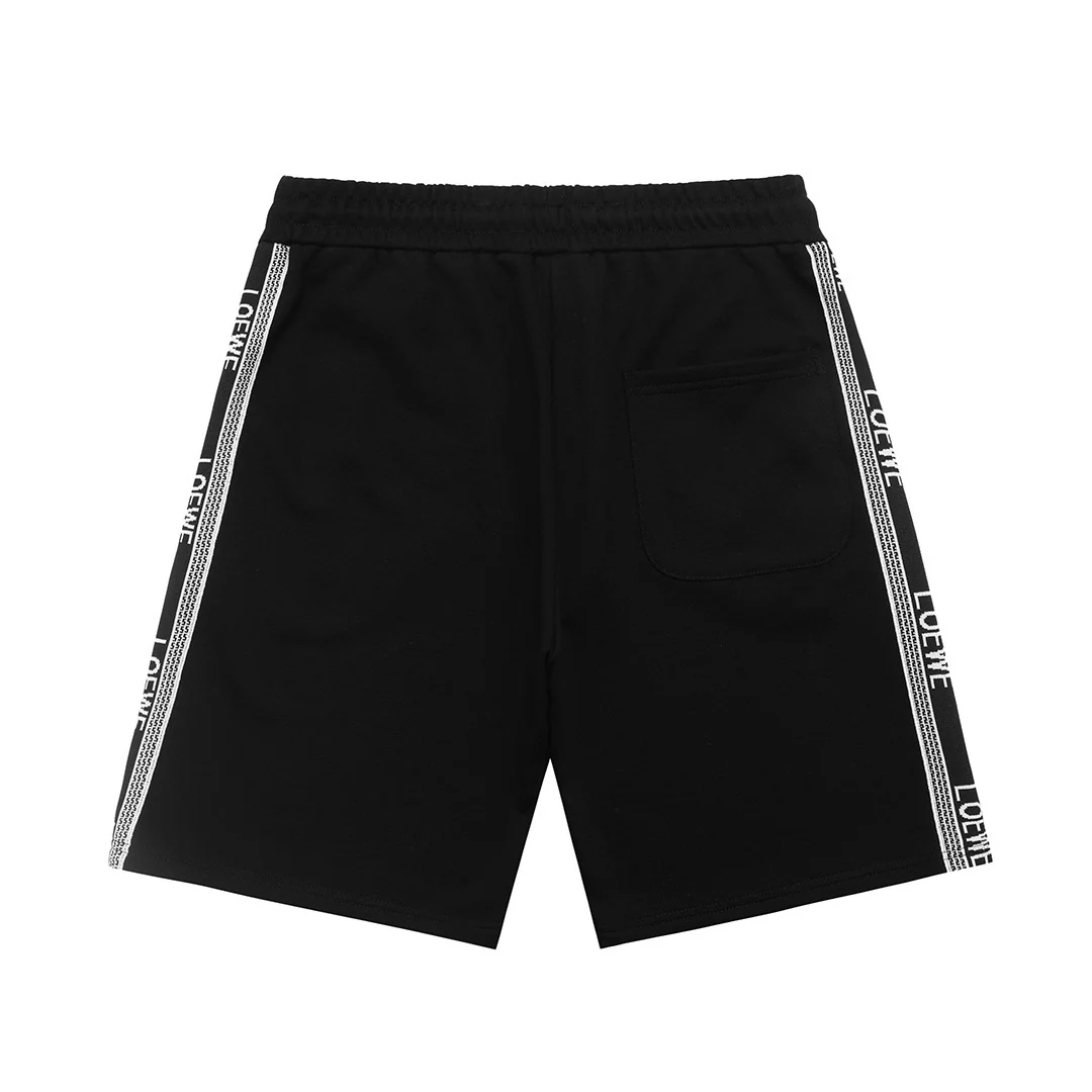 Embroidered cotton shorts