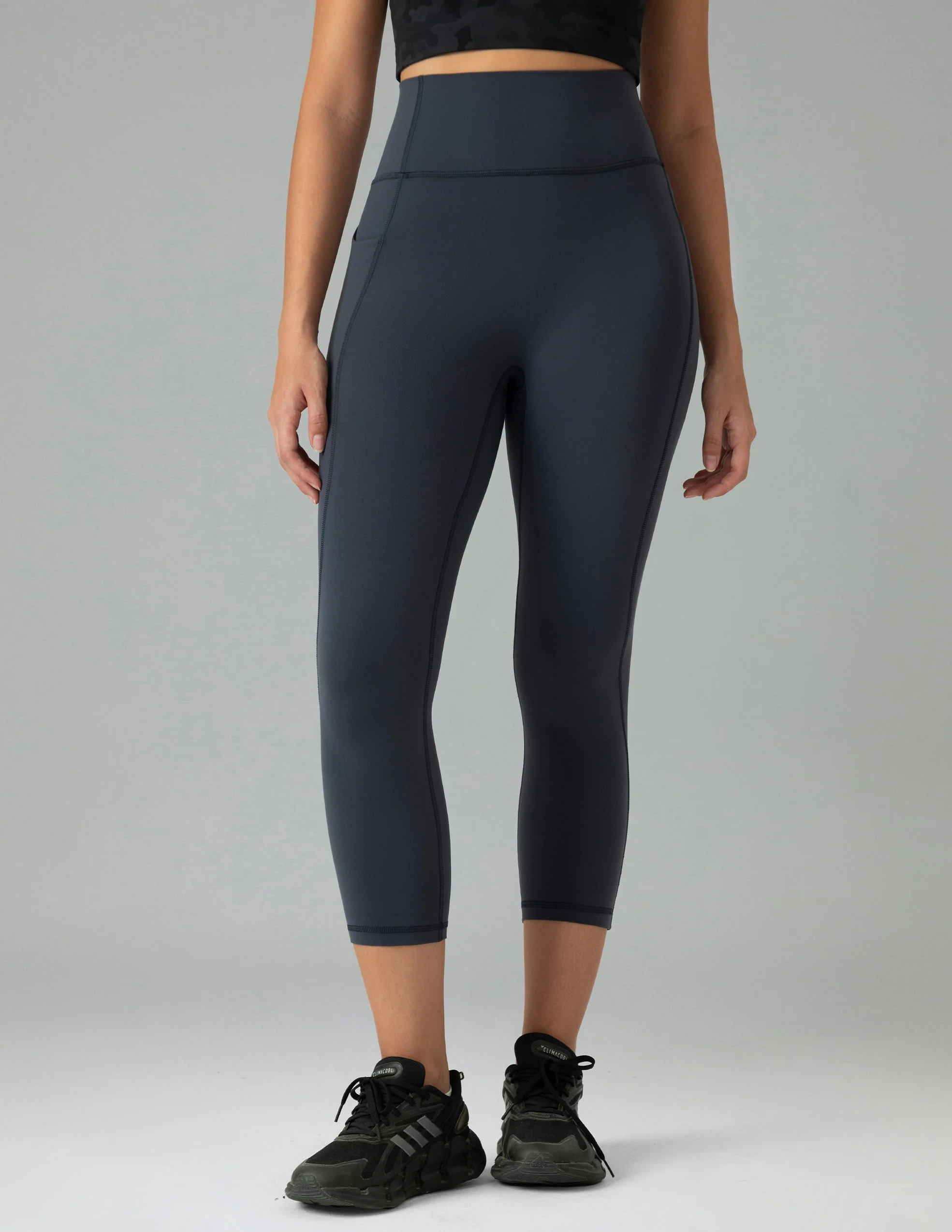 Dreamlux High Waisted No Front Seam 21 Workout Leggings w/Pockets