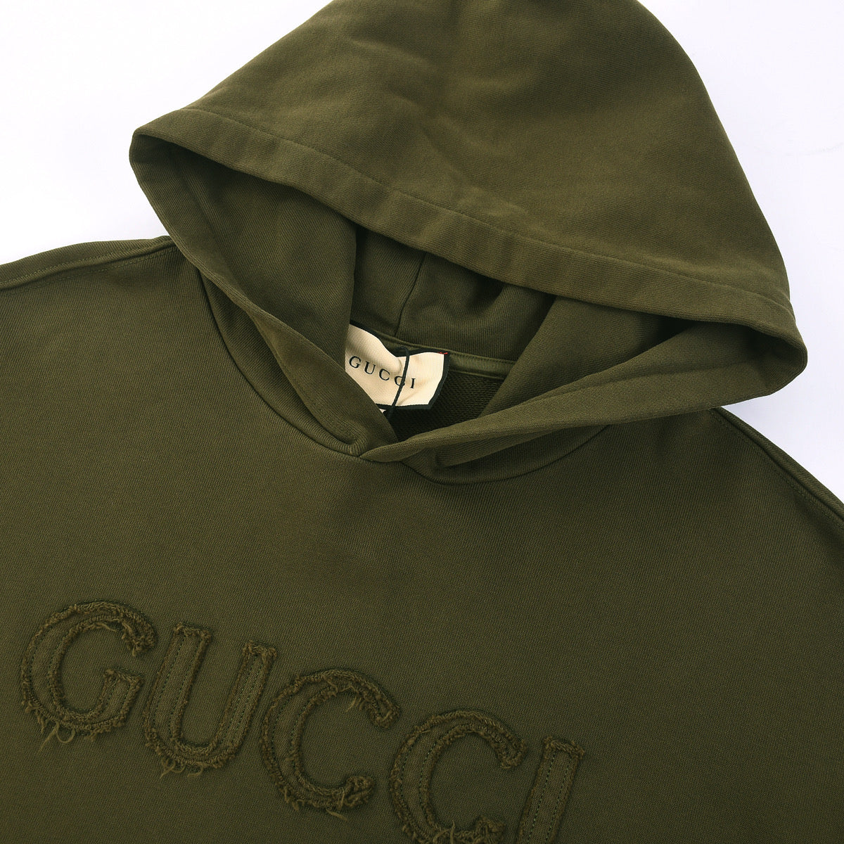 knitted embroidered hoodie