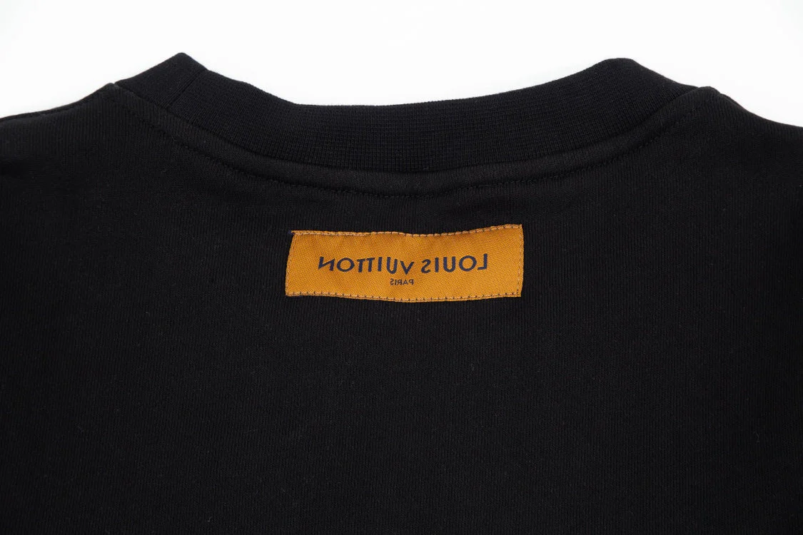 Knitted printed sweatshirt