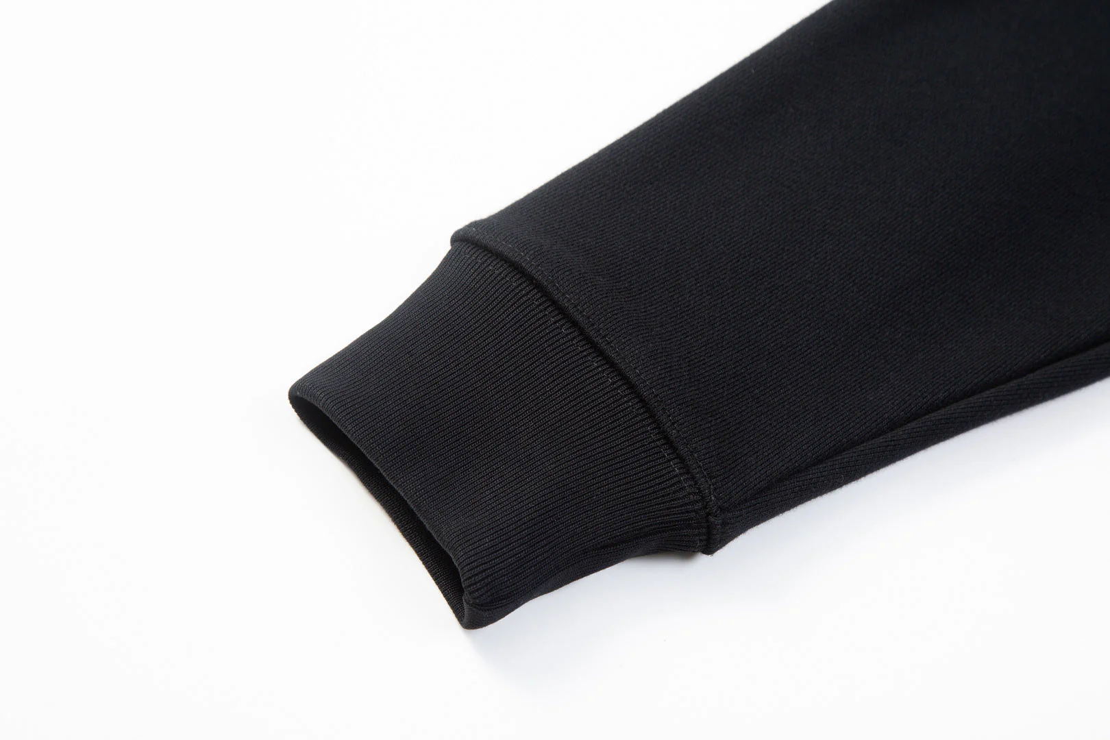 Logo Check Embroidered Cotton Hoodie