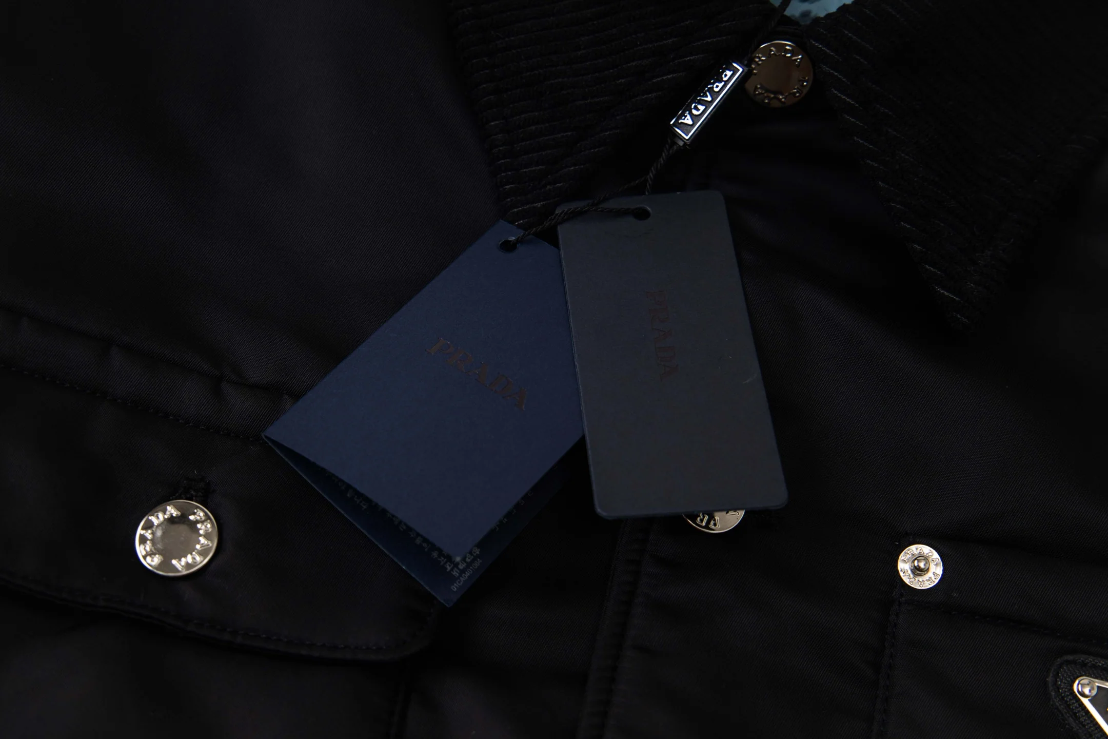 Lapel pocket cotton jacket