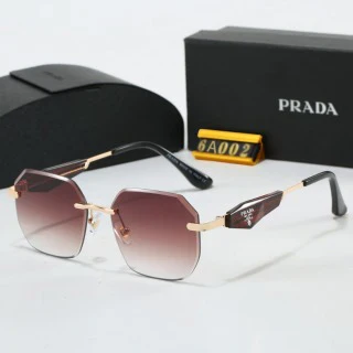 Hot sale metal frameless prism sunglasses 6A002