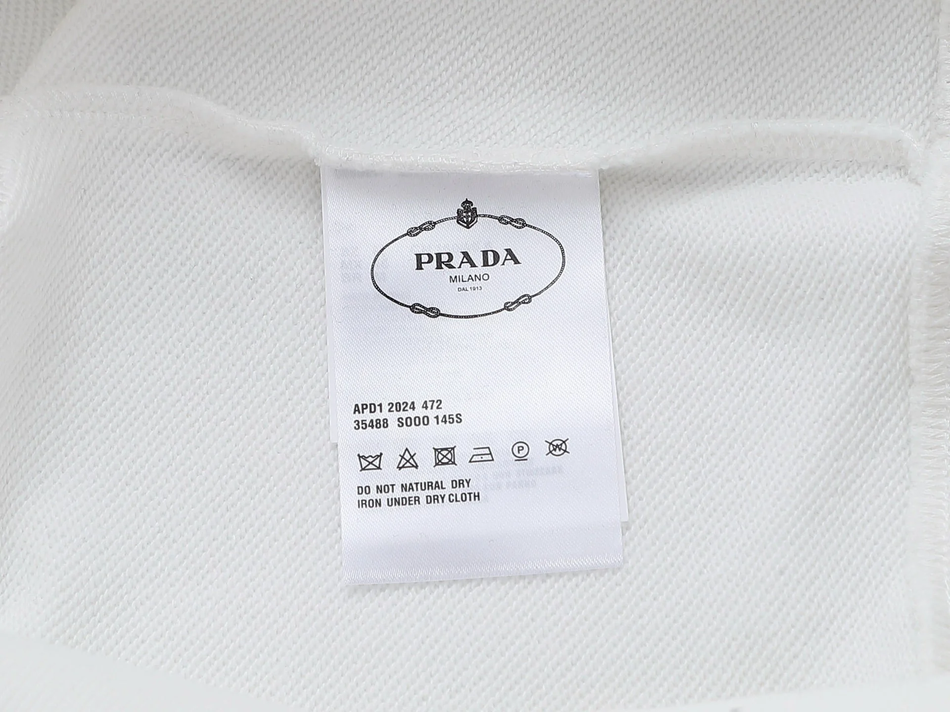 embroidery cotton sweatshirt