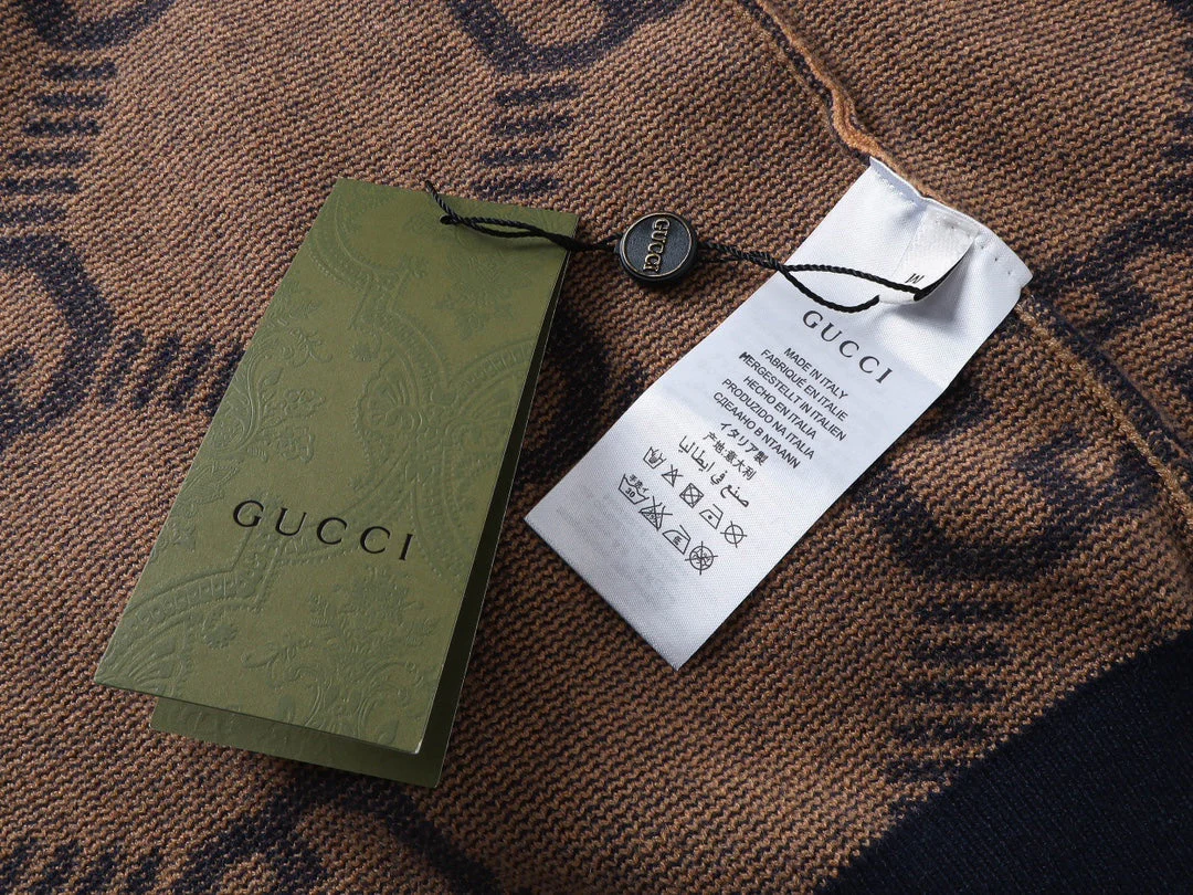 Jacquard-knit cashmere sweatshirt