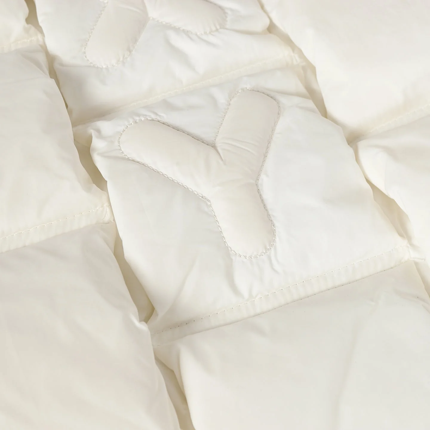 3D Quilted Zip-Up Down Jacket