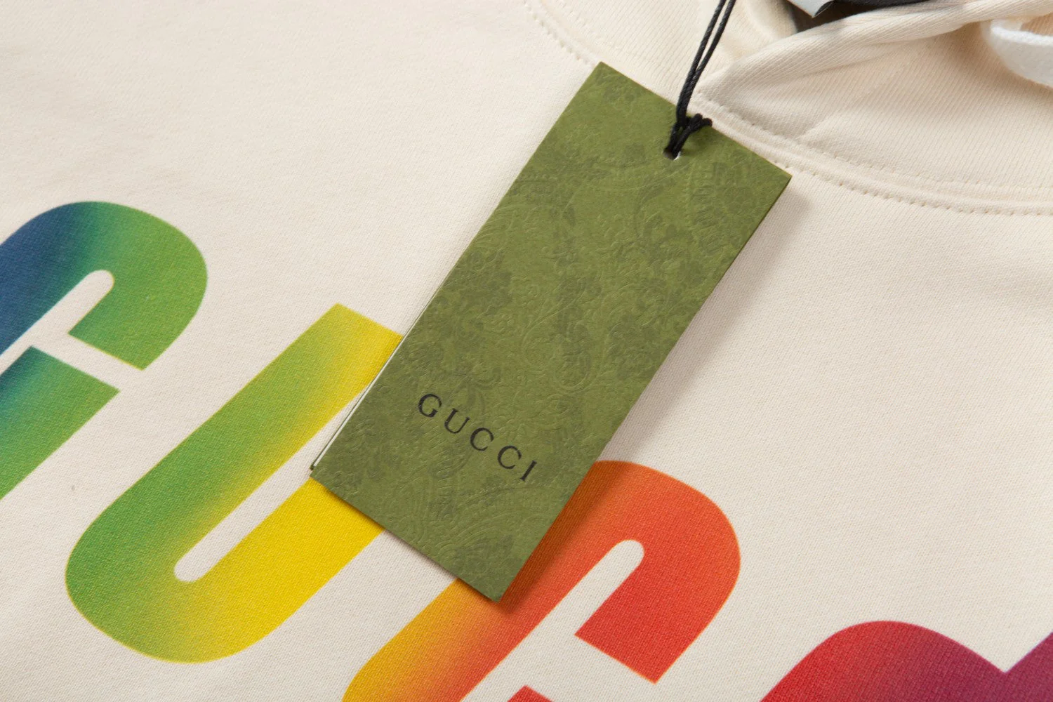 Lightning print cotton sweatshirt