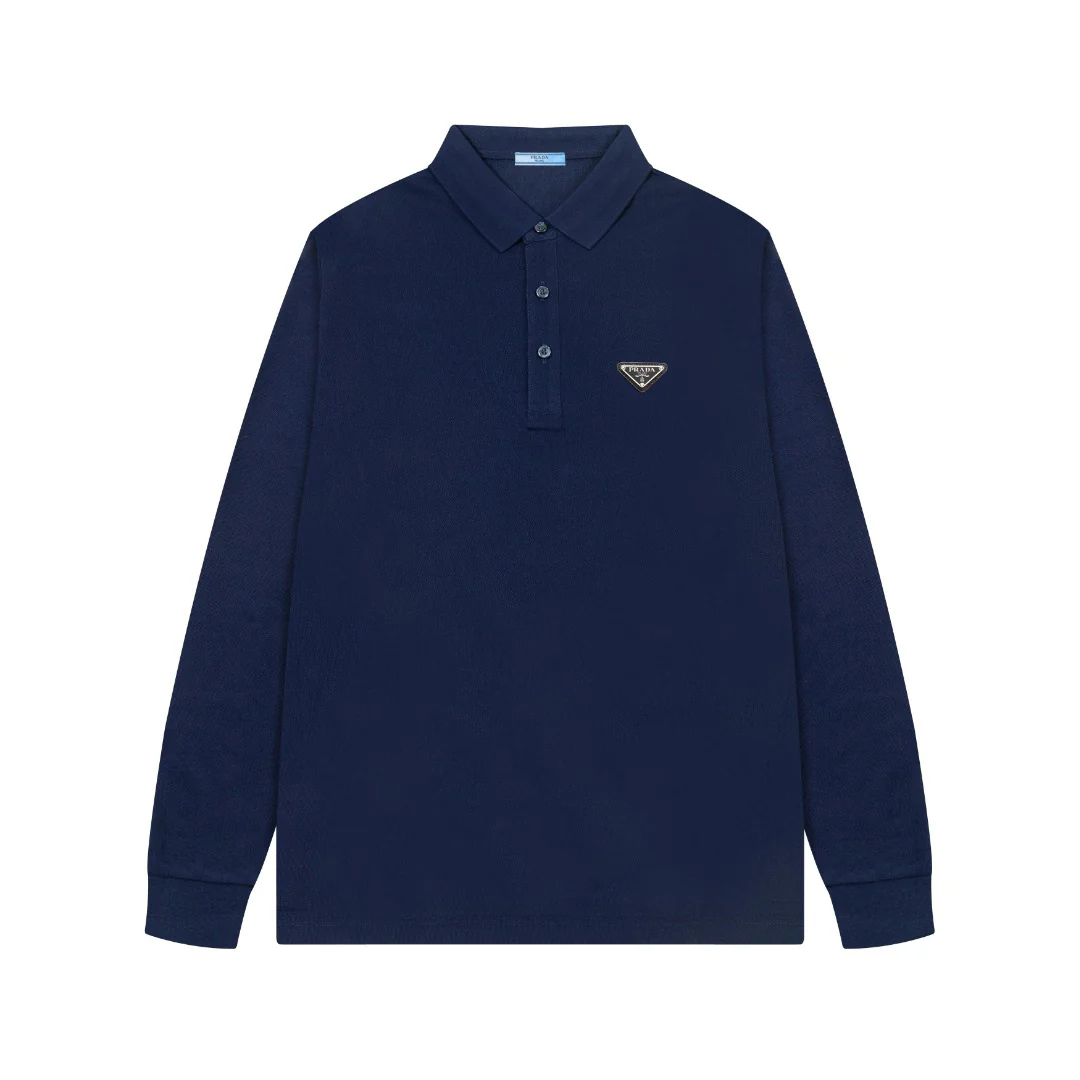 Knitted Lapel Polo Shirt