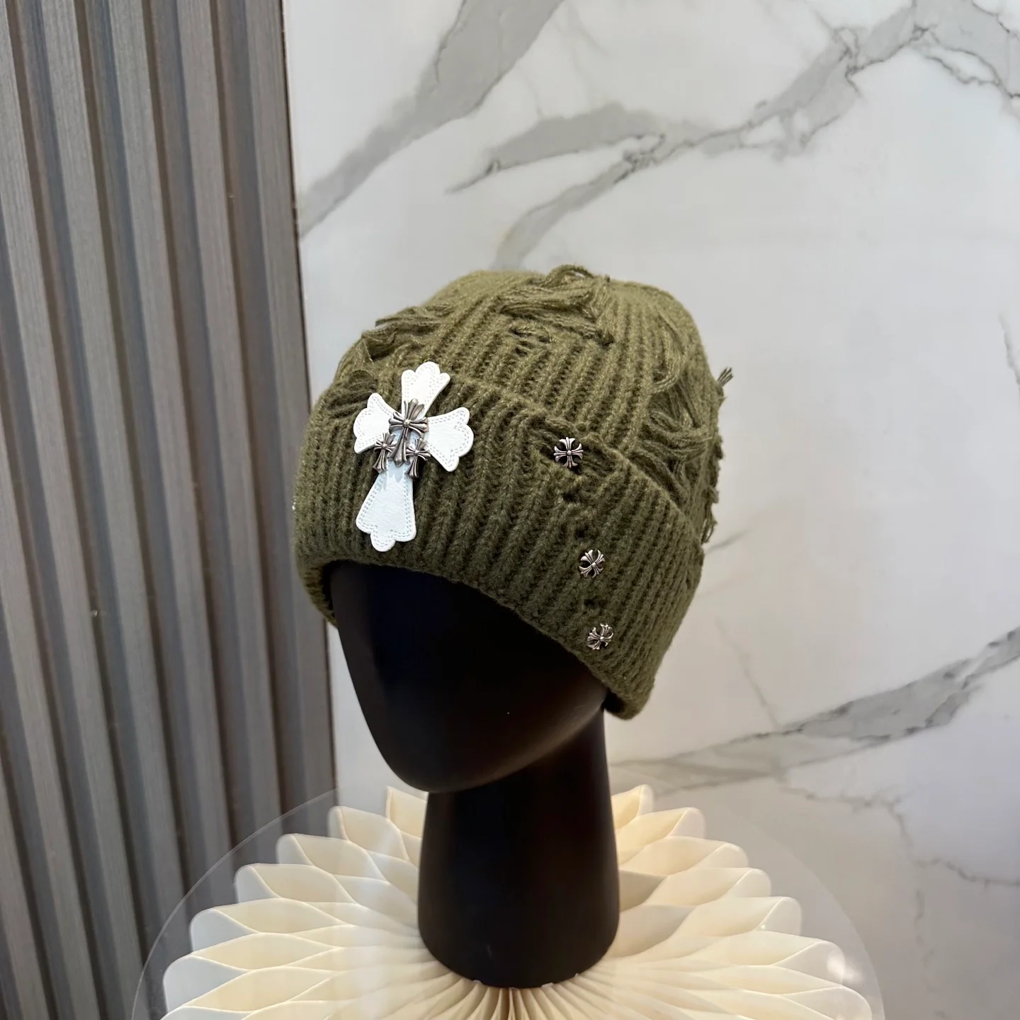 Metal Monogram Cashmere Beanie