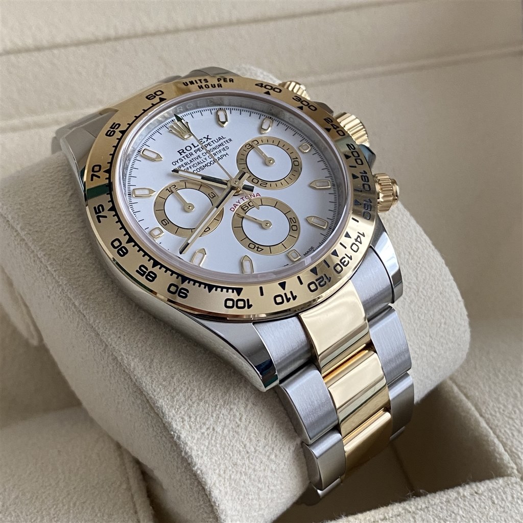 Daytona Steel & Gold White Dial 116503