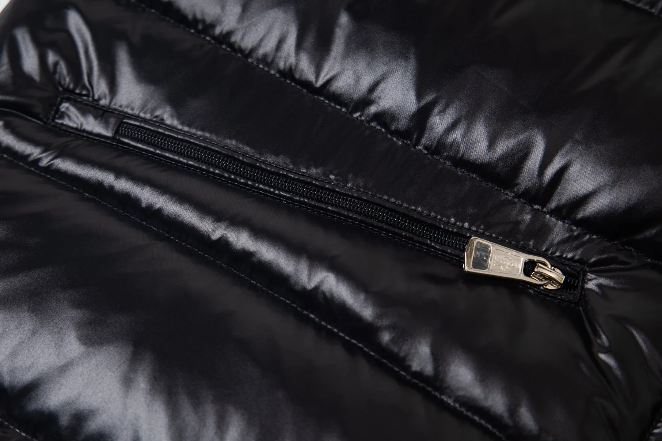 Double zip down vest