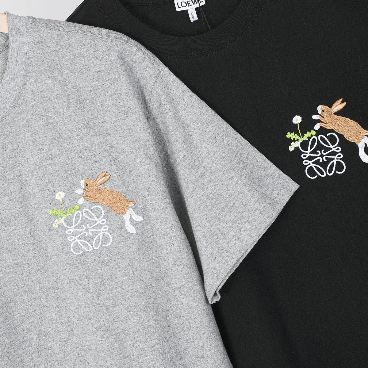 Embroidered cotton T-shirt