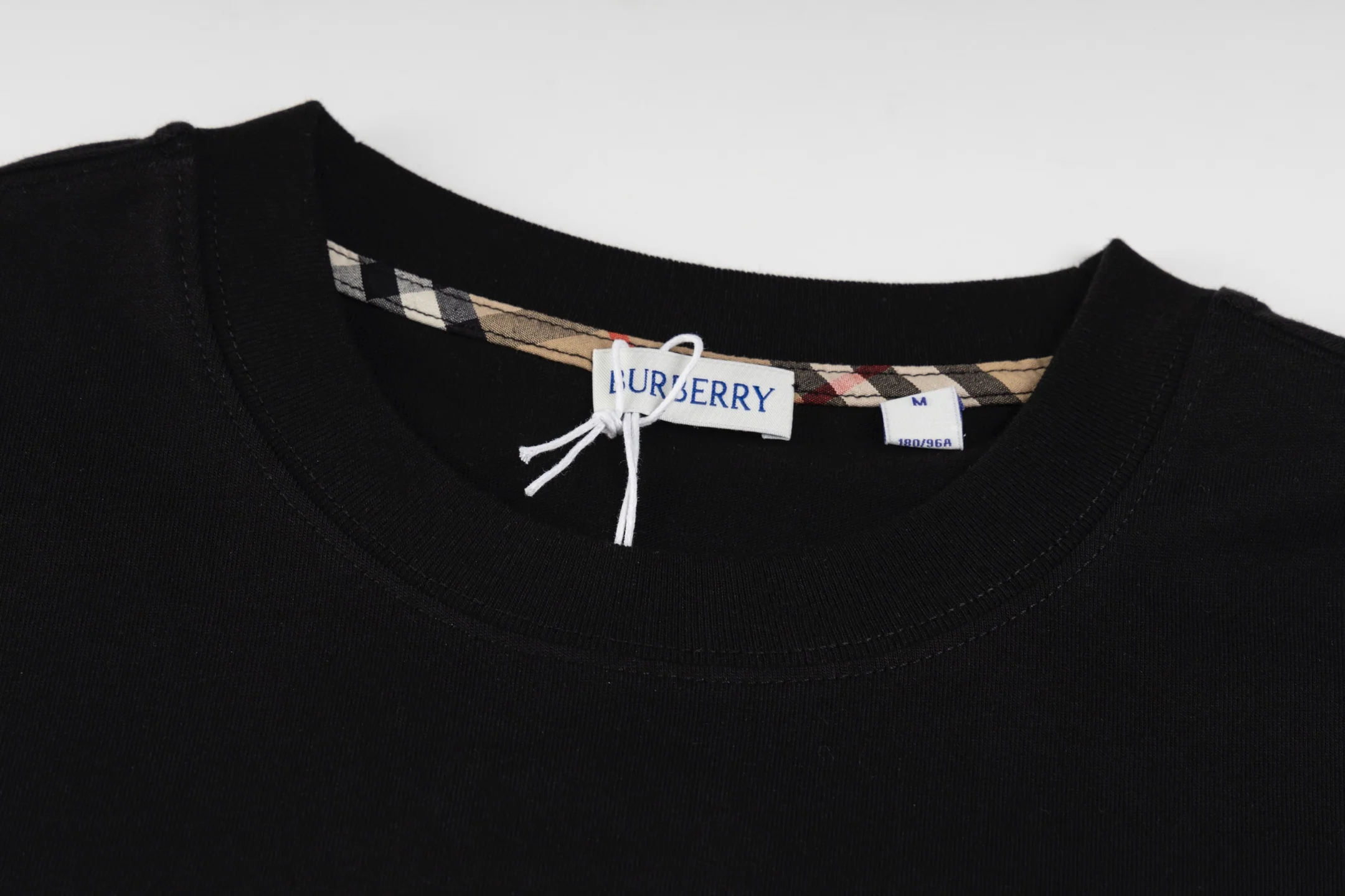 Double-sided embroidered cotton T-shirt