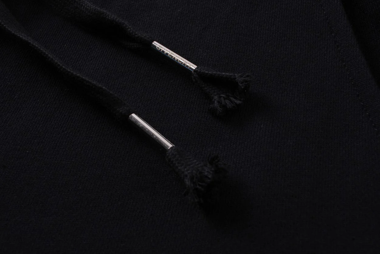 Embroidery drawstring casual trousers