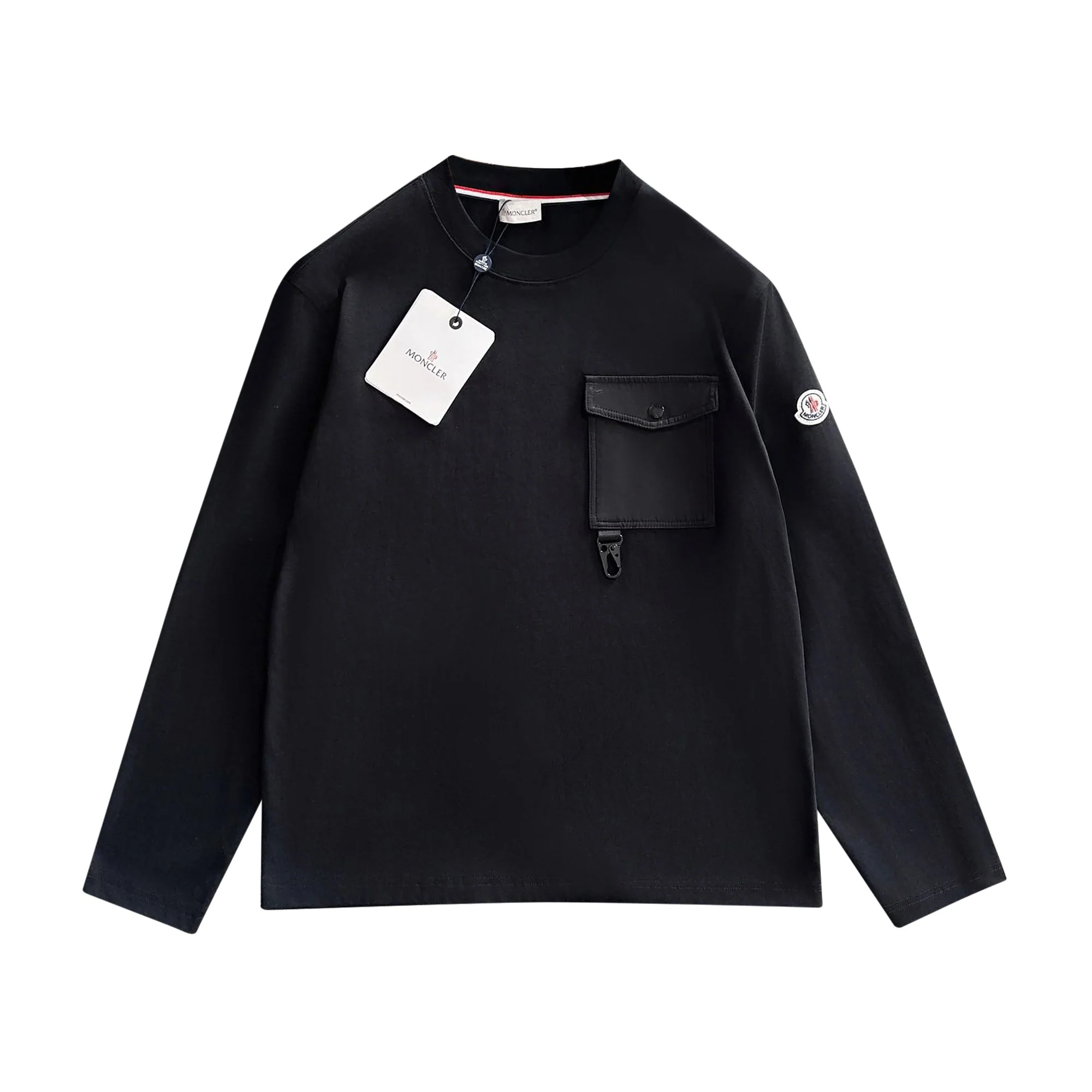 Pocket Cotton Long Sleeve T-Shirt