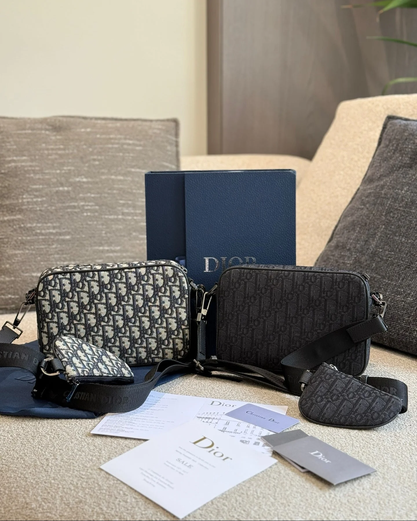 Men's Three-Piece Handbag Set