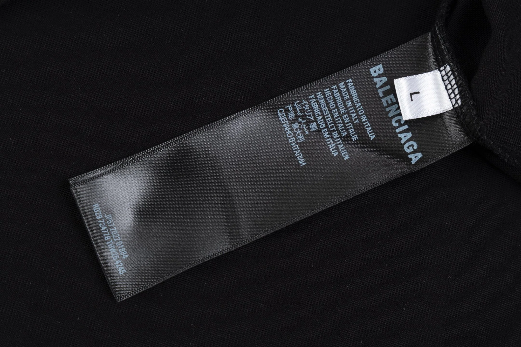 Embroidered crew neck cotton T-shirt