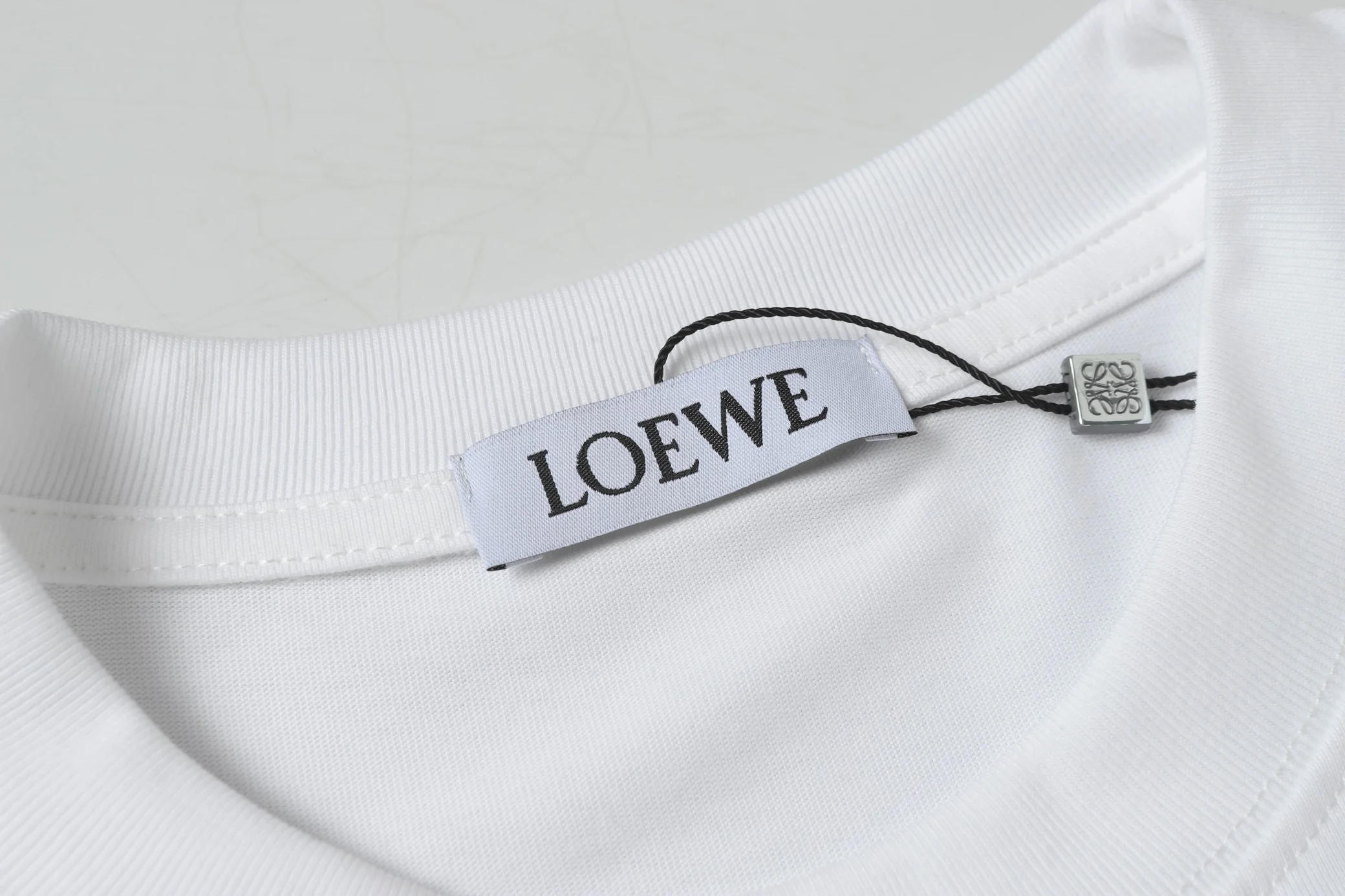 Fleece collar cotton T-shirt