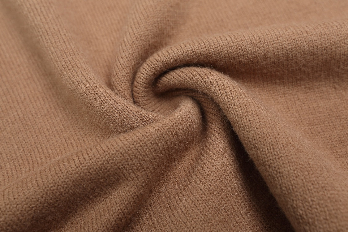 Jacquard Knitted Cashmere Sweater