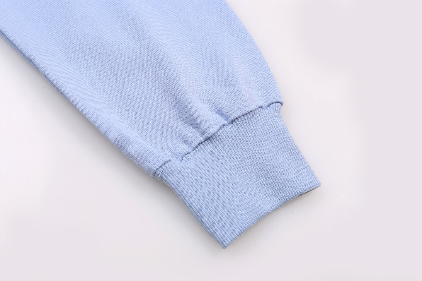 Embroidered cotton hooded sweatshirt