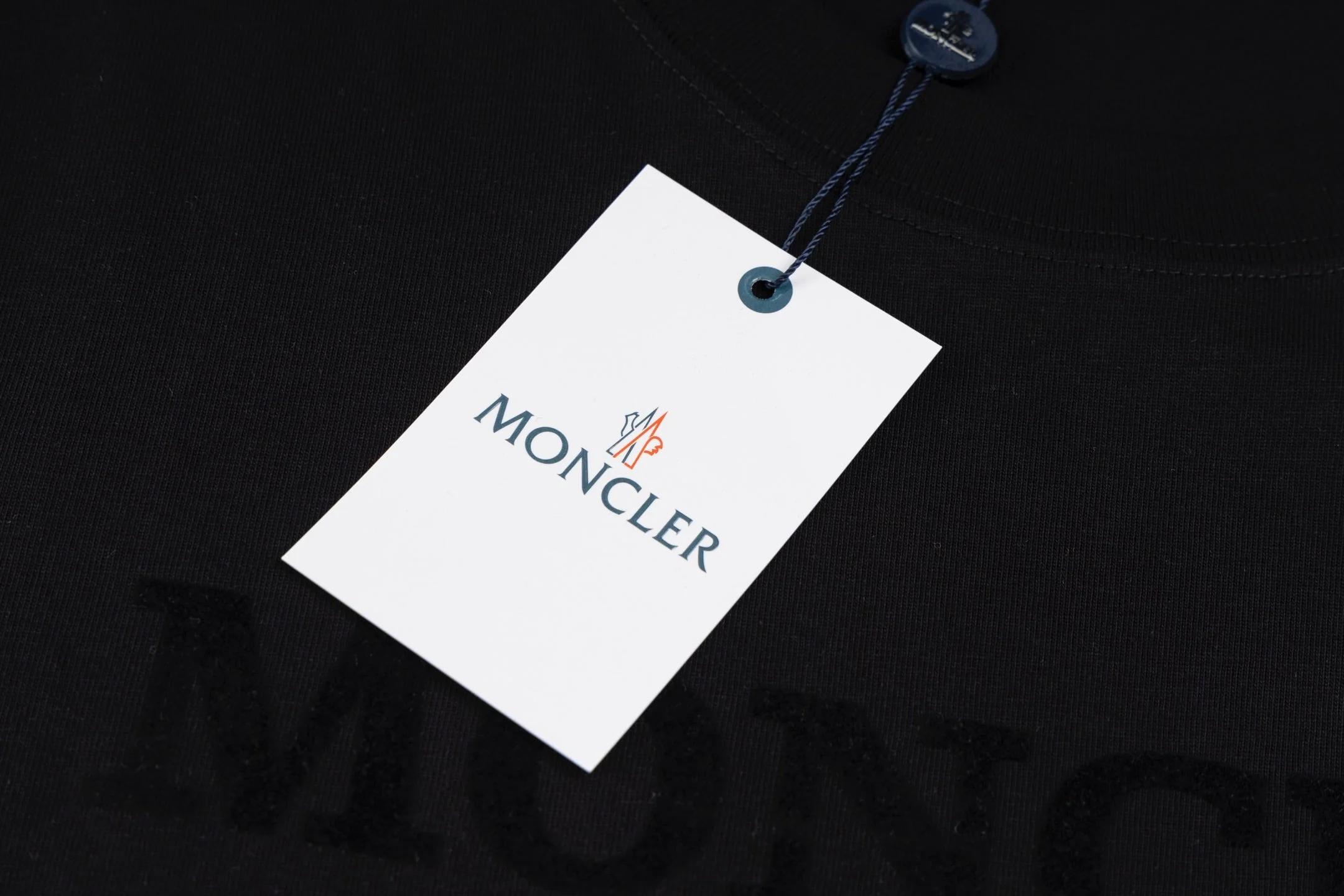 Fashion flocked cotton T-shirt