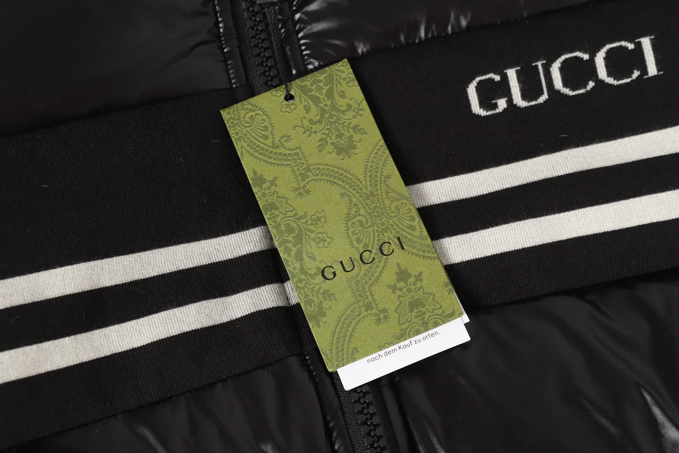 Web stand collar down jacket