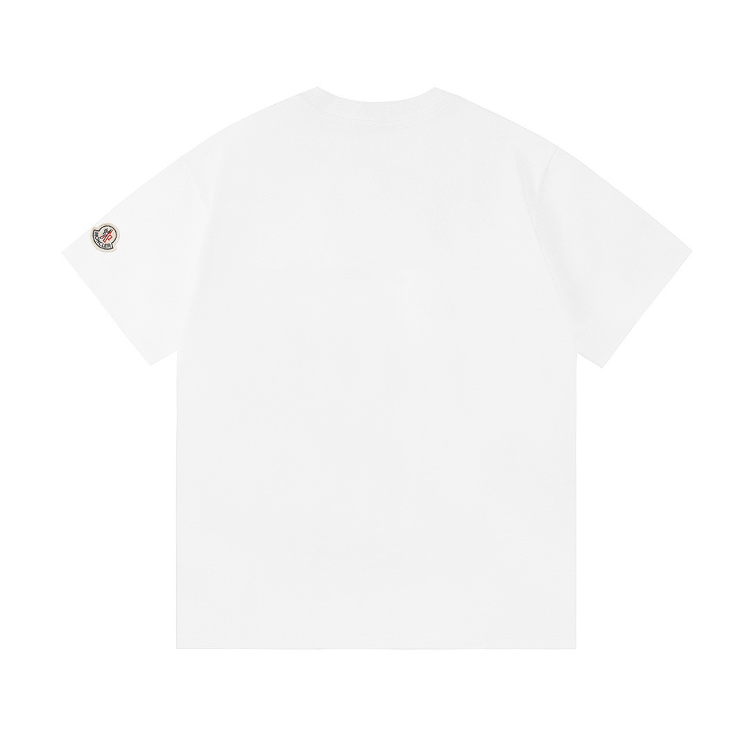 Embroidered logo cotton T-shirt