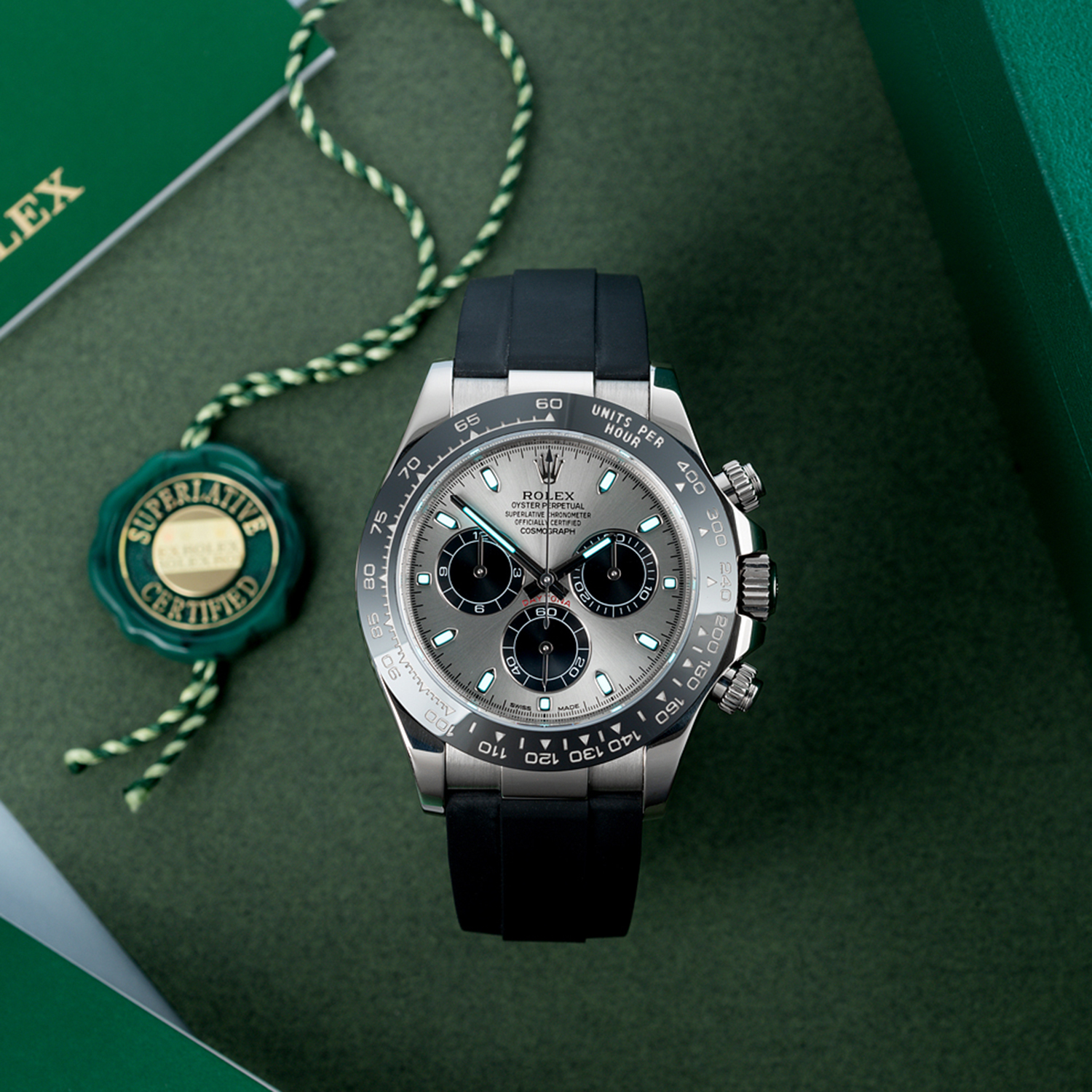 Daytona Silver Oysterflex 40mm