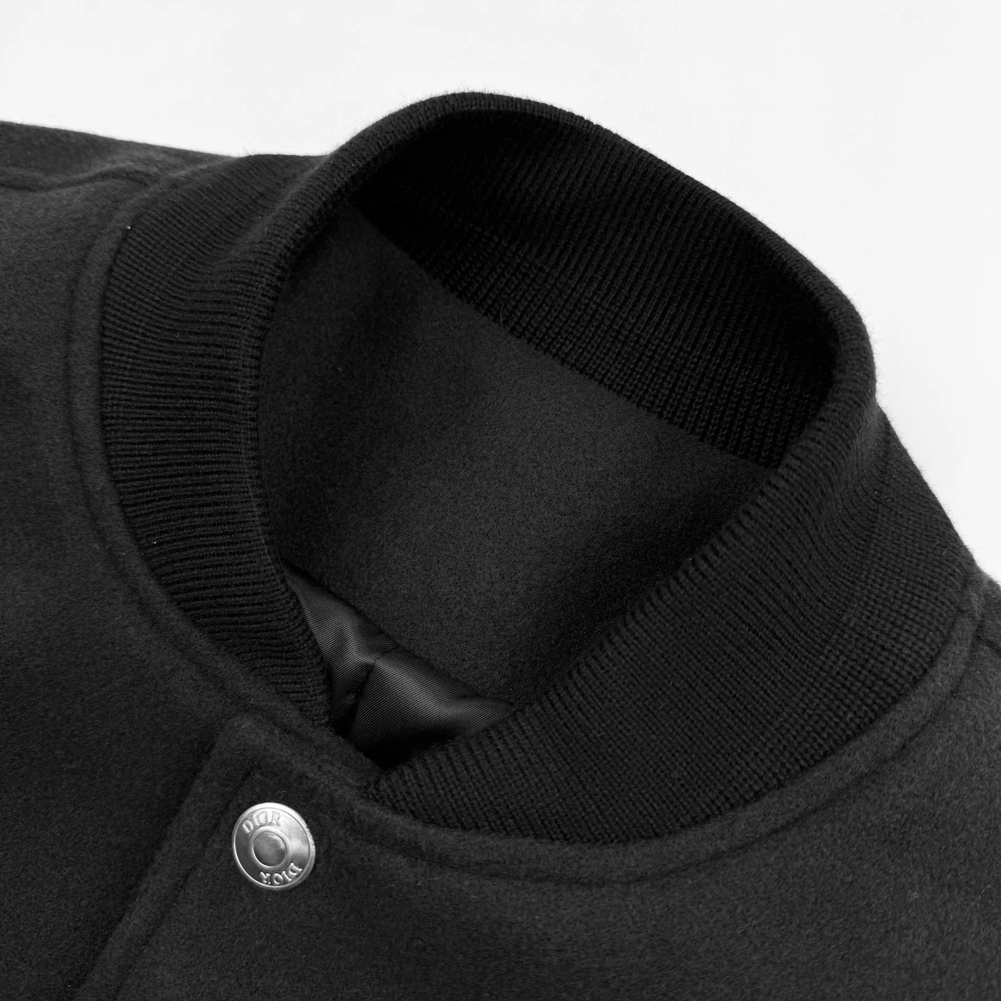 Embroidered printed baseball jacket