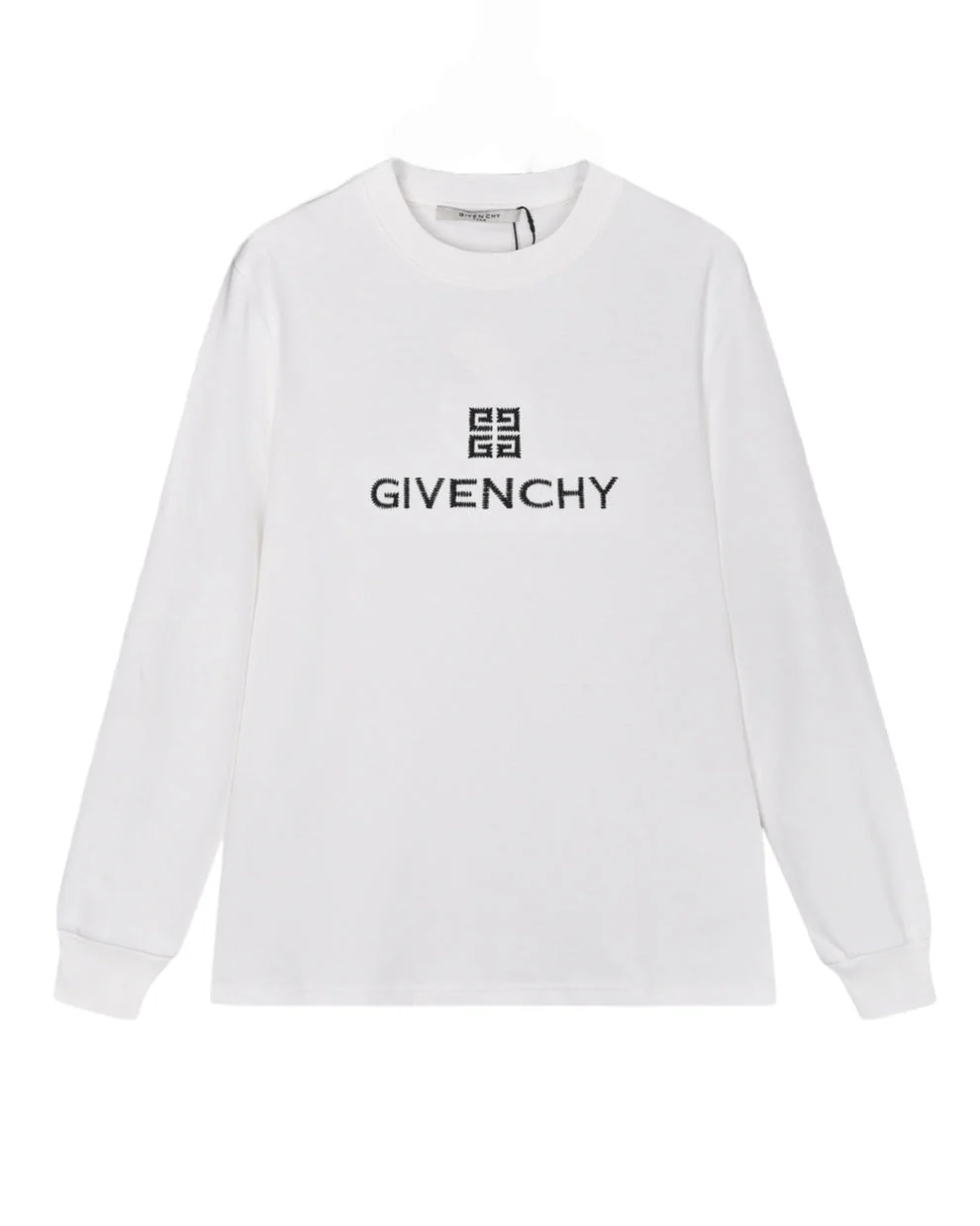 Embroidered cotton sweatshirt