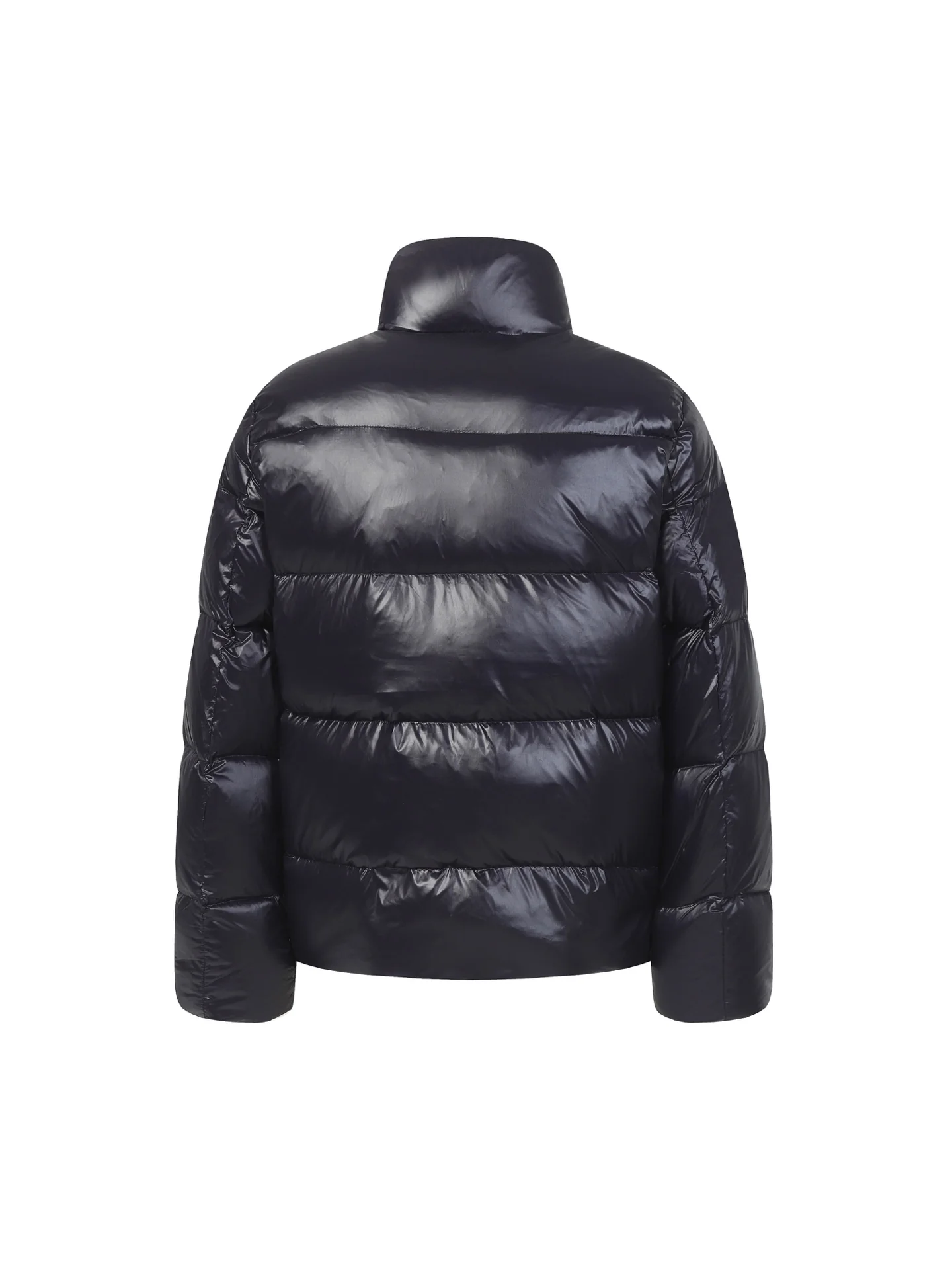 Web stand collar down jacket