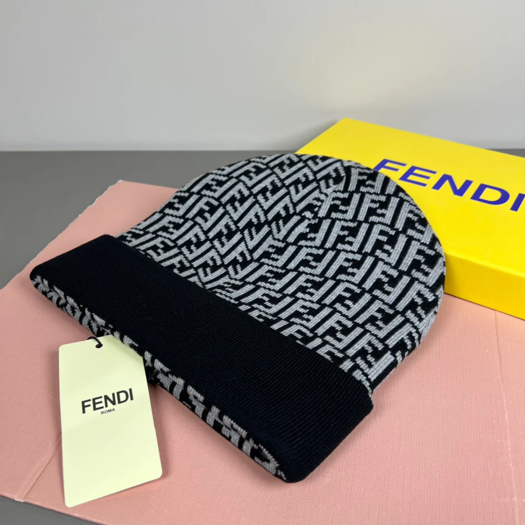 Double layer Cashmere Knitted  Beanie