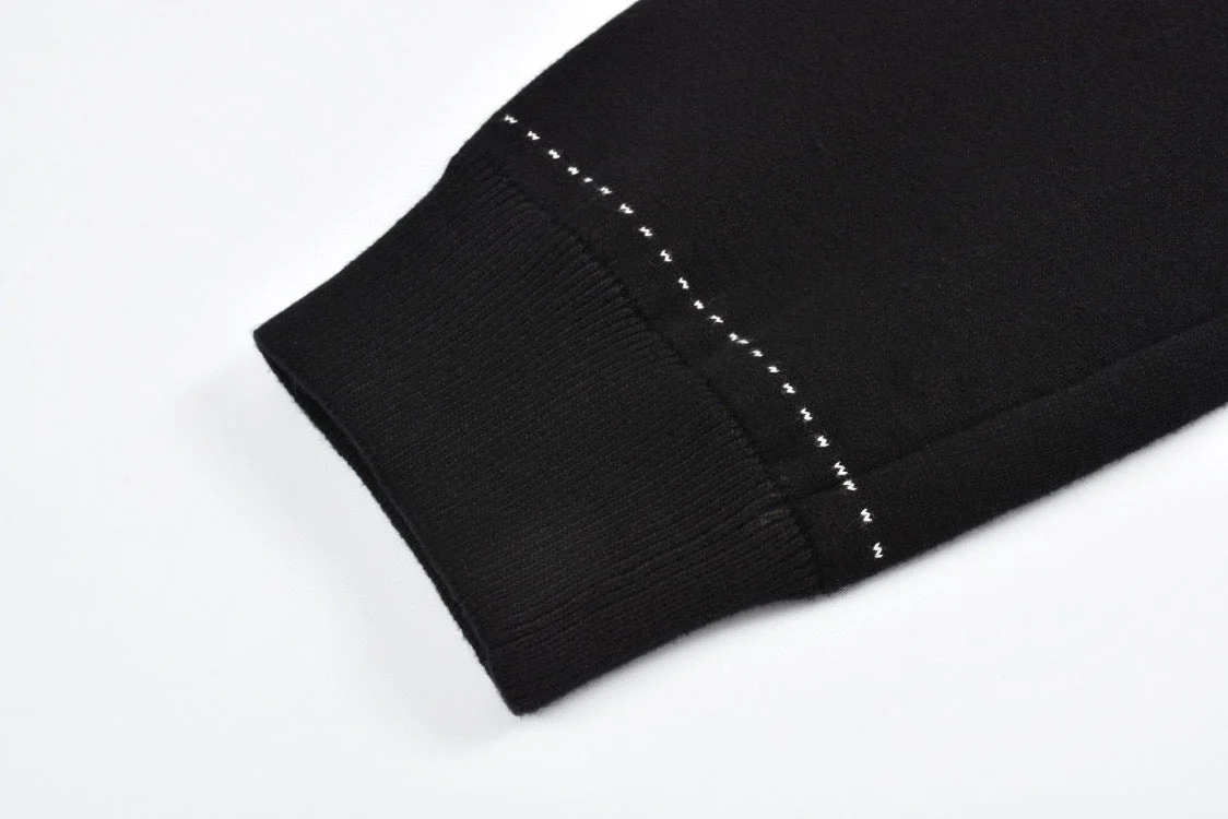 Wool Knitted Floral Hooded Jacket