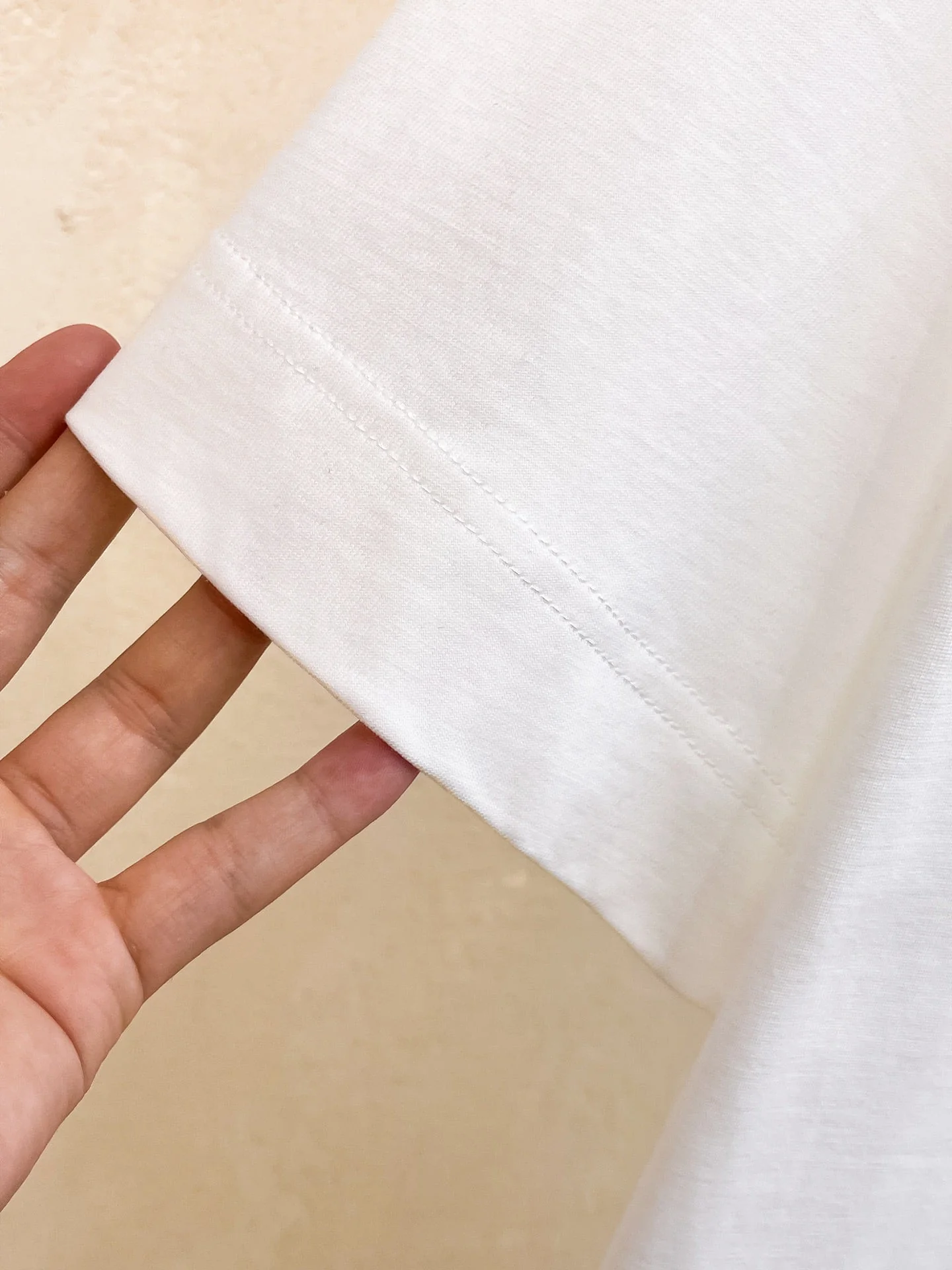 Embroidered rainbow T-shirt