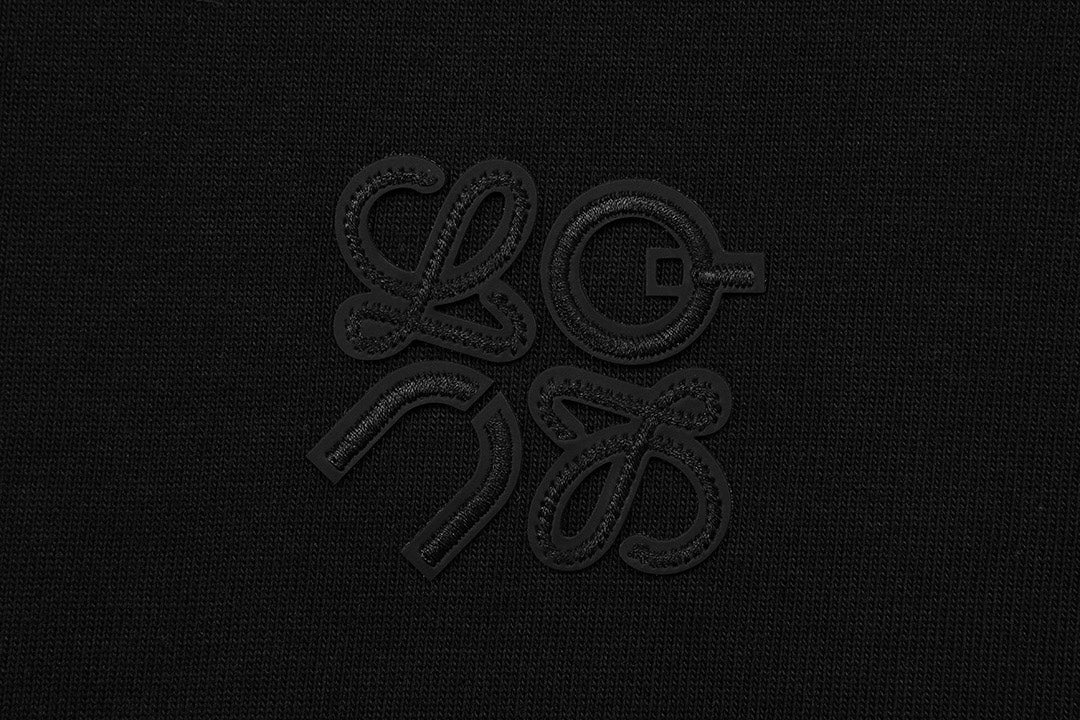 Patchwork crew neck cotton T-shirt