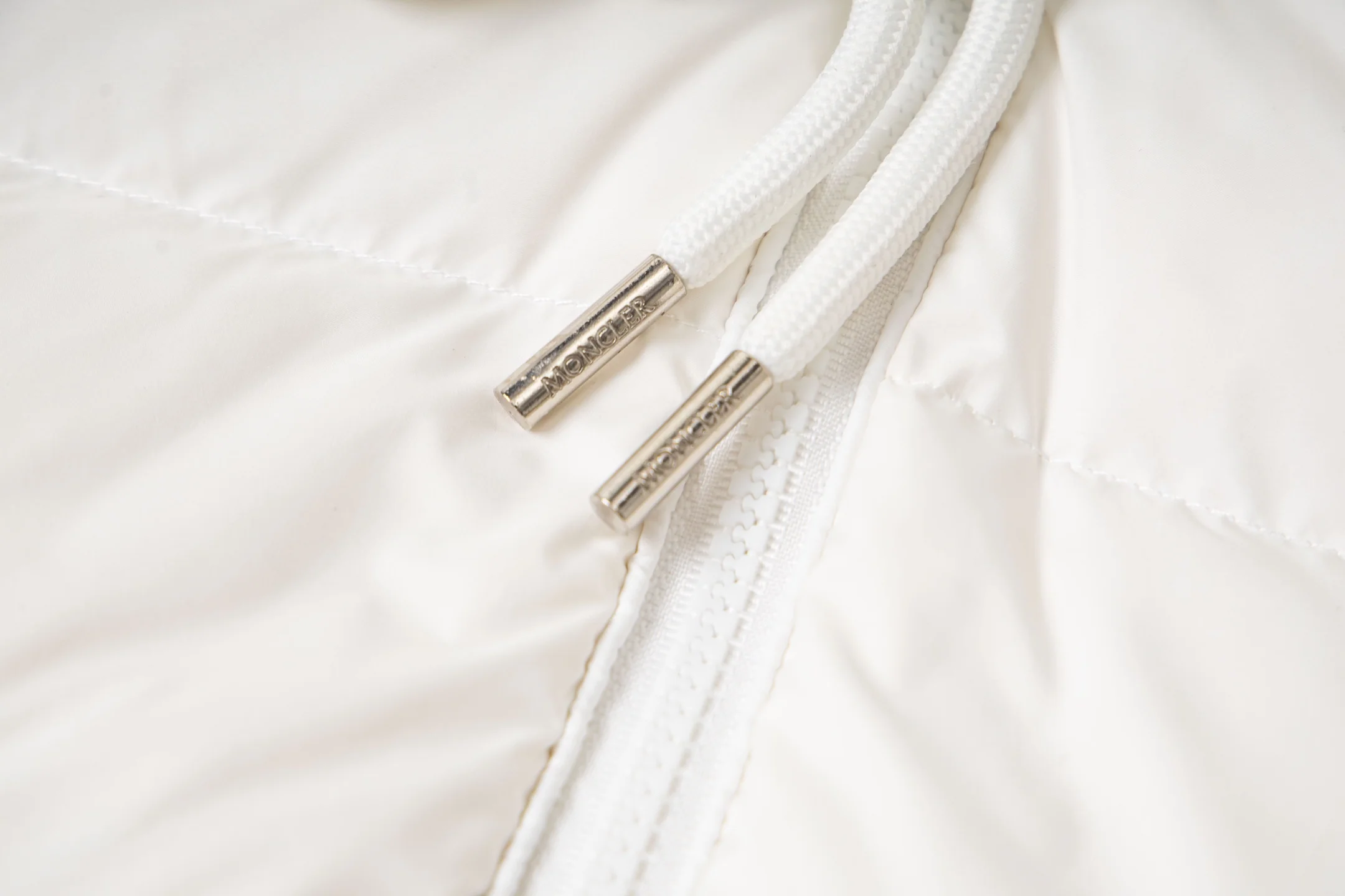 Printed hooded down vest