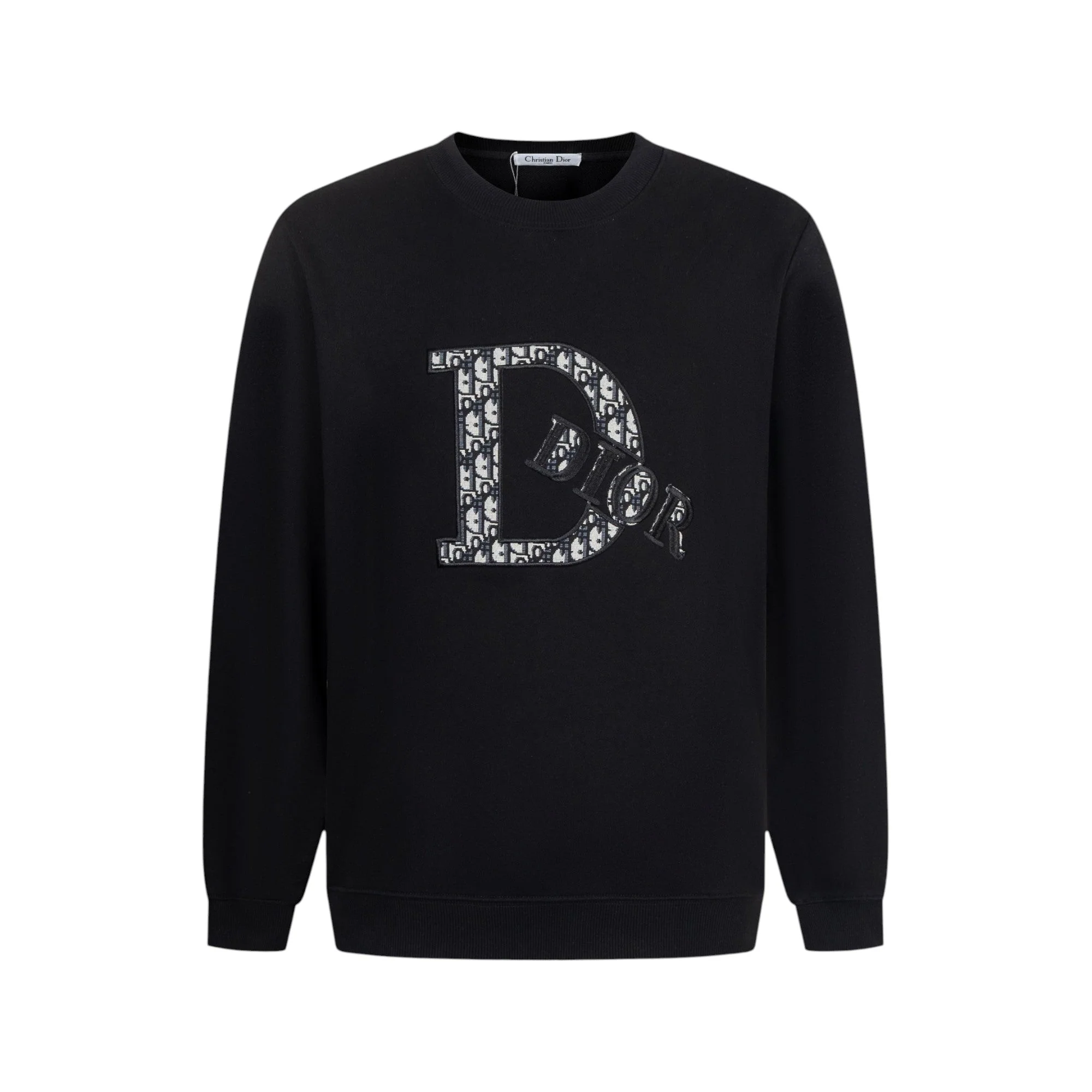 Embroidered cotton sweatshirt