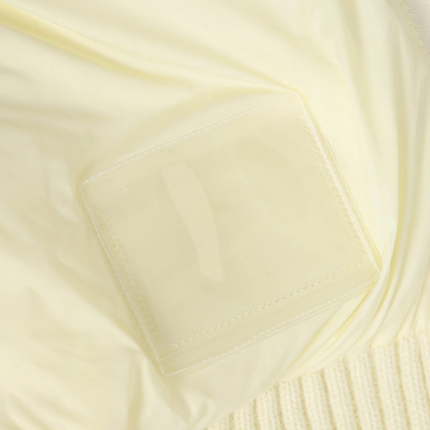 Knitted hooded down jacket