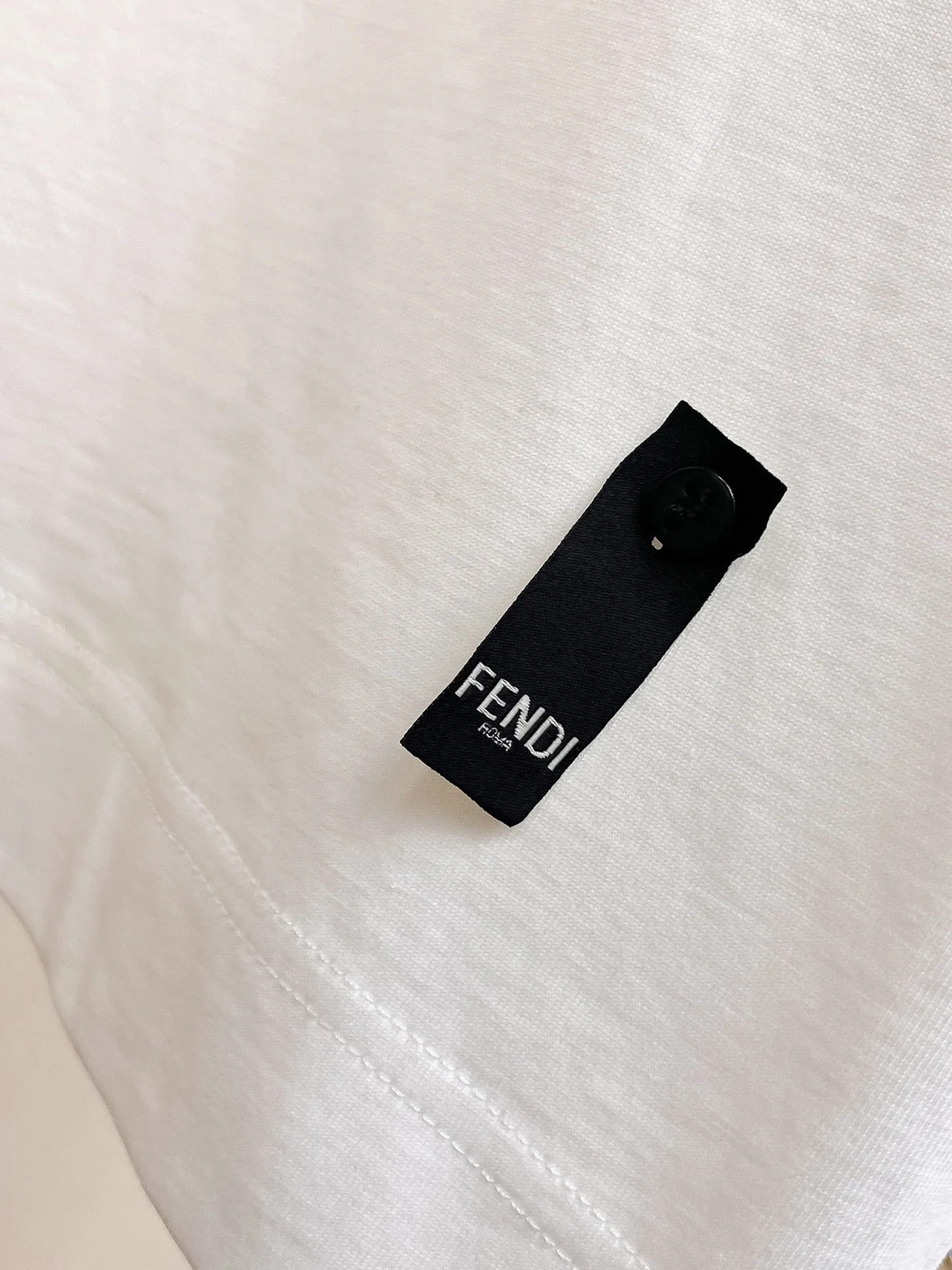 Embroidered rainbow T-shirt