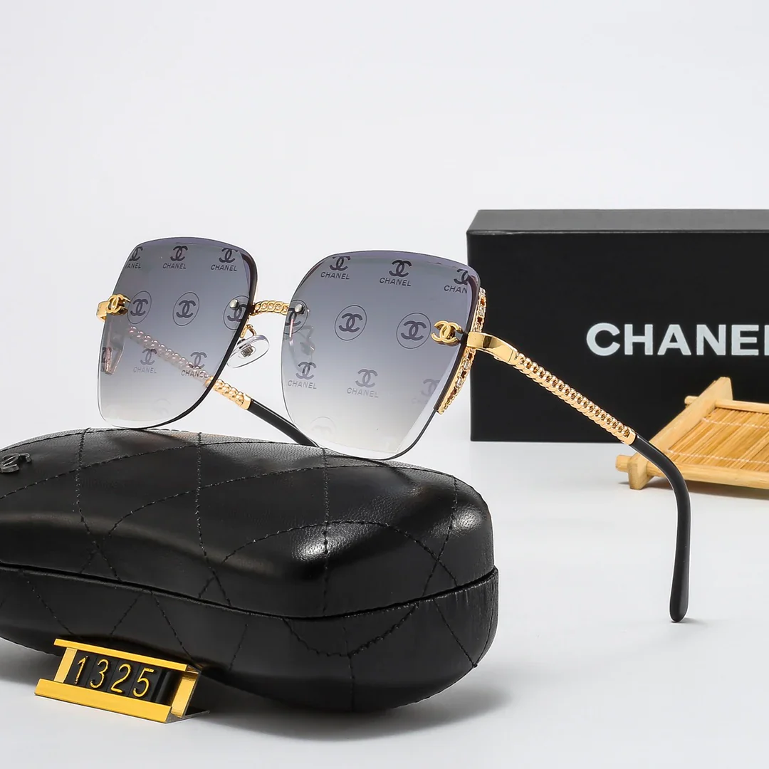 8 colors rimless thin lens metal sunglasses 1325