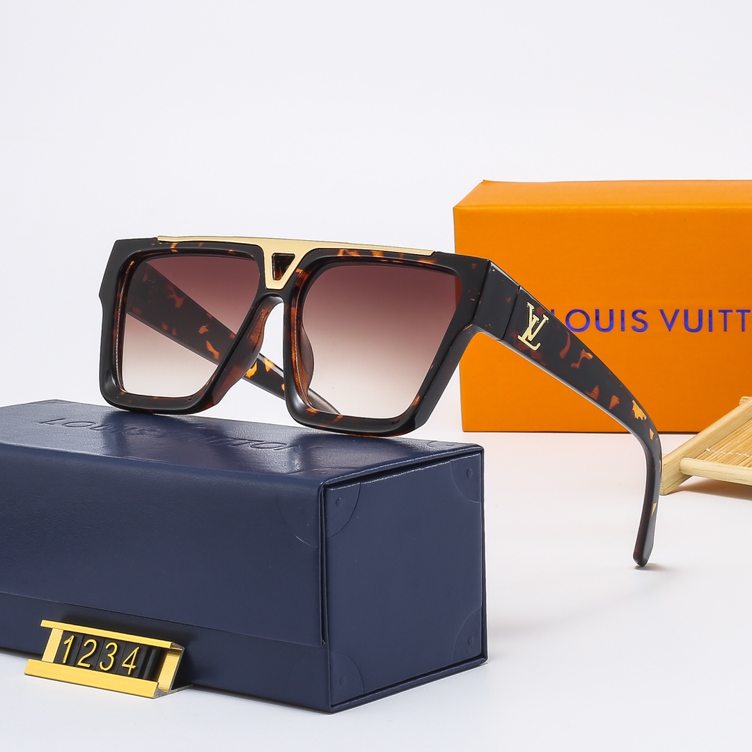 Fashionable and hot selling 7 colors sunglasses 1234