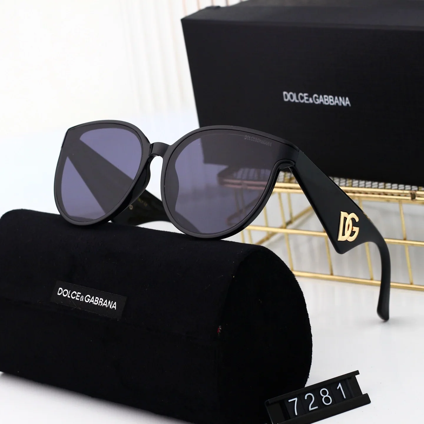 HD lens full frame sunglasses 7281
