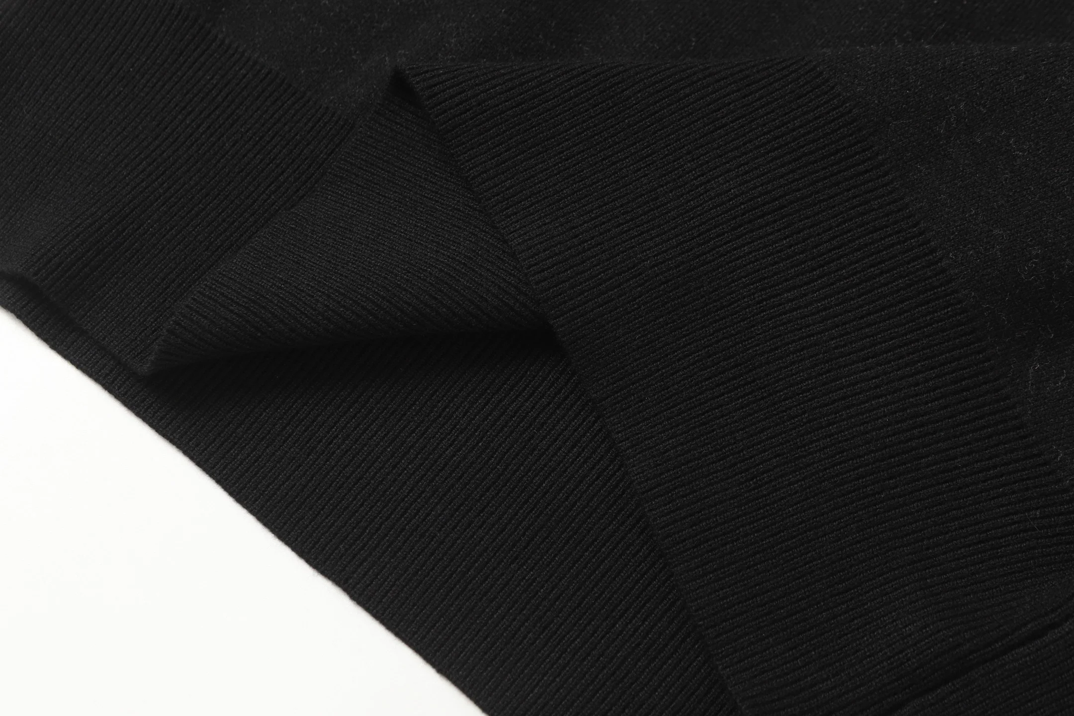 knitted jacquard cashmere sweater