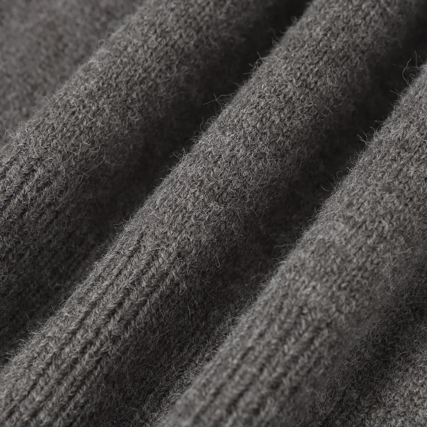 Embroidered mock neck cashmere sweater